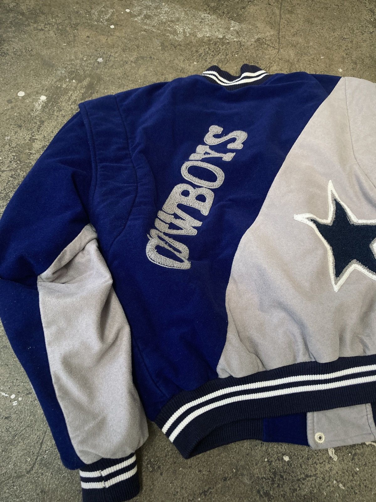 NFL × Vintage Vintage 90s Dallas Cowboys Bomber Jacket Size US L / EU 52-54 / 3 - 10 Thumbnail