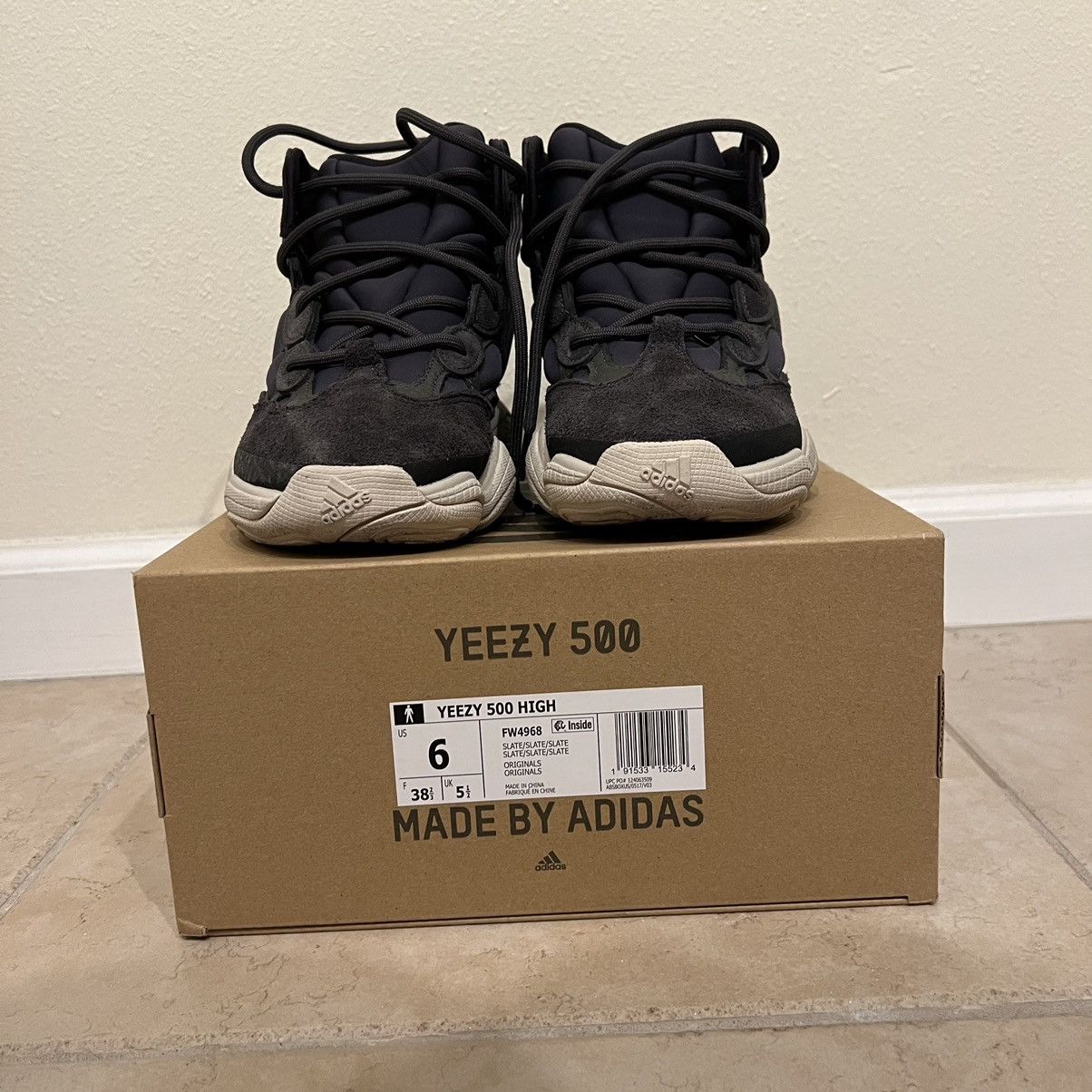 Adidas Yeezy 500 High Slate Size US 6 / EU 39 - 5 Thumbnail