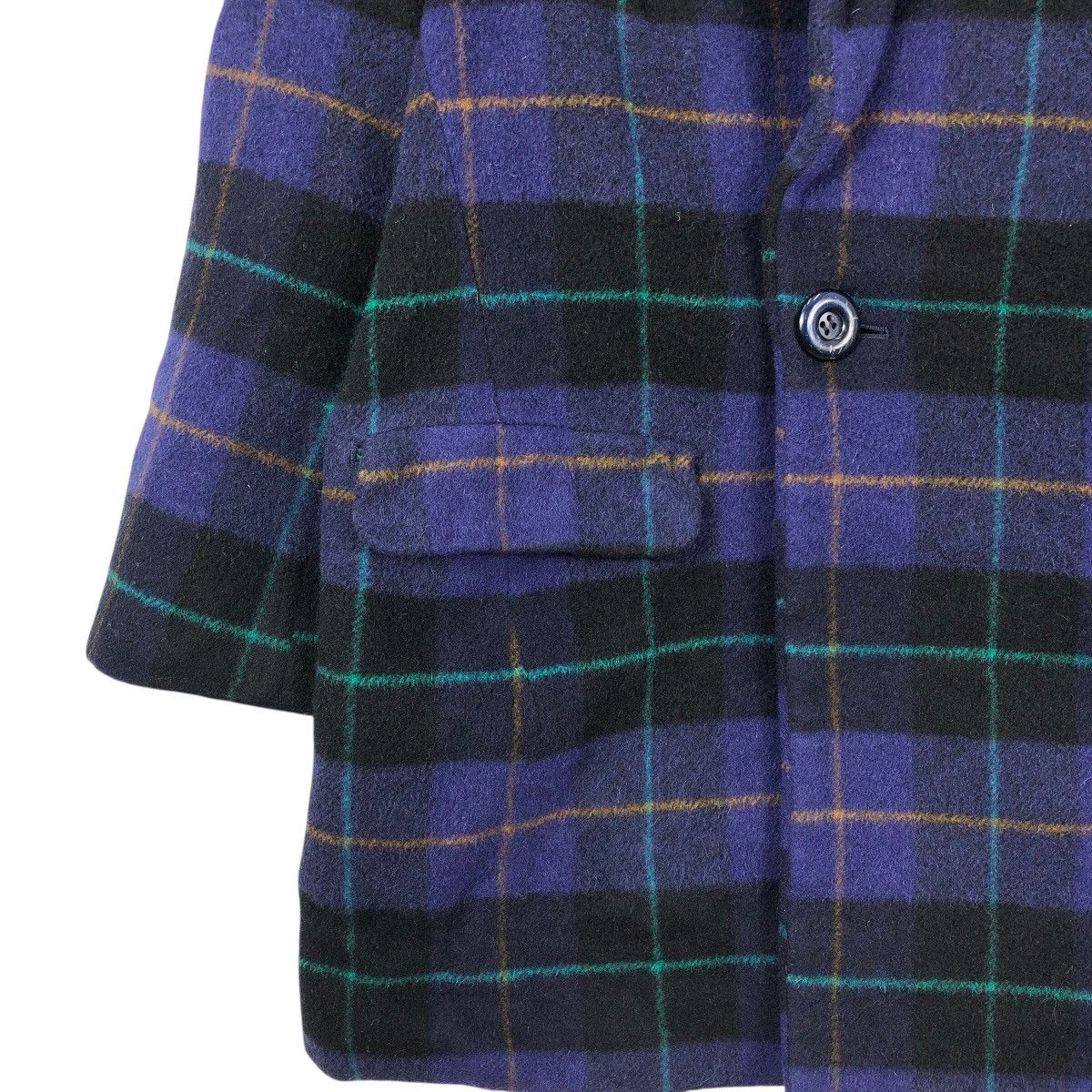 Burberry Vintage BURBERRYS LONDON ENGLAND Checkered Breasted Blazer Size 44L - 3 Thumbnail