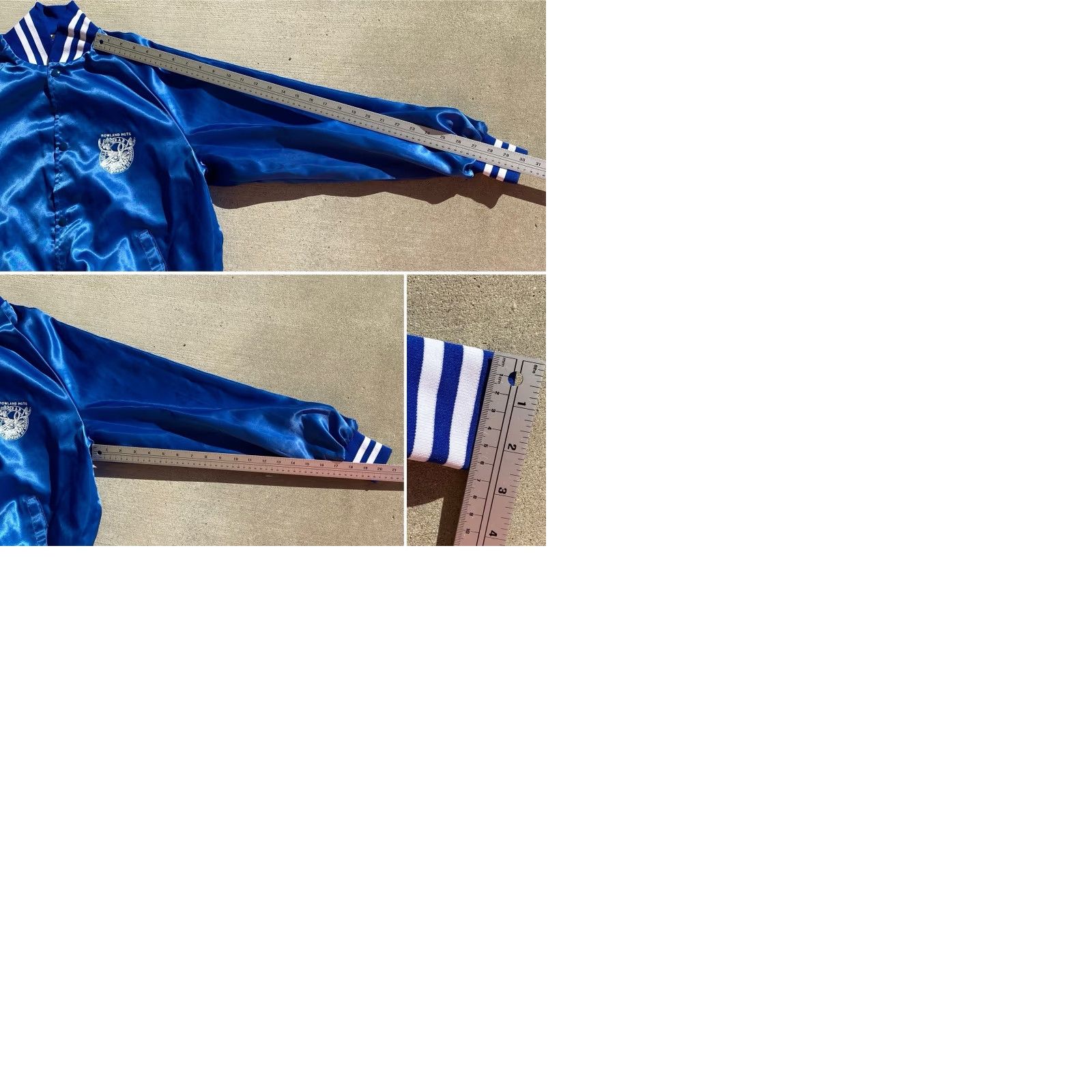 Vintage VINTAGE Westark Satin Bomber Jacket USA Made Blue L Men Size US L / EU 52-54 / 3 - 12 Thumbnail