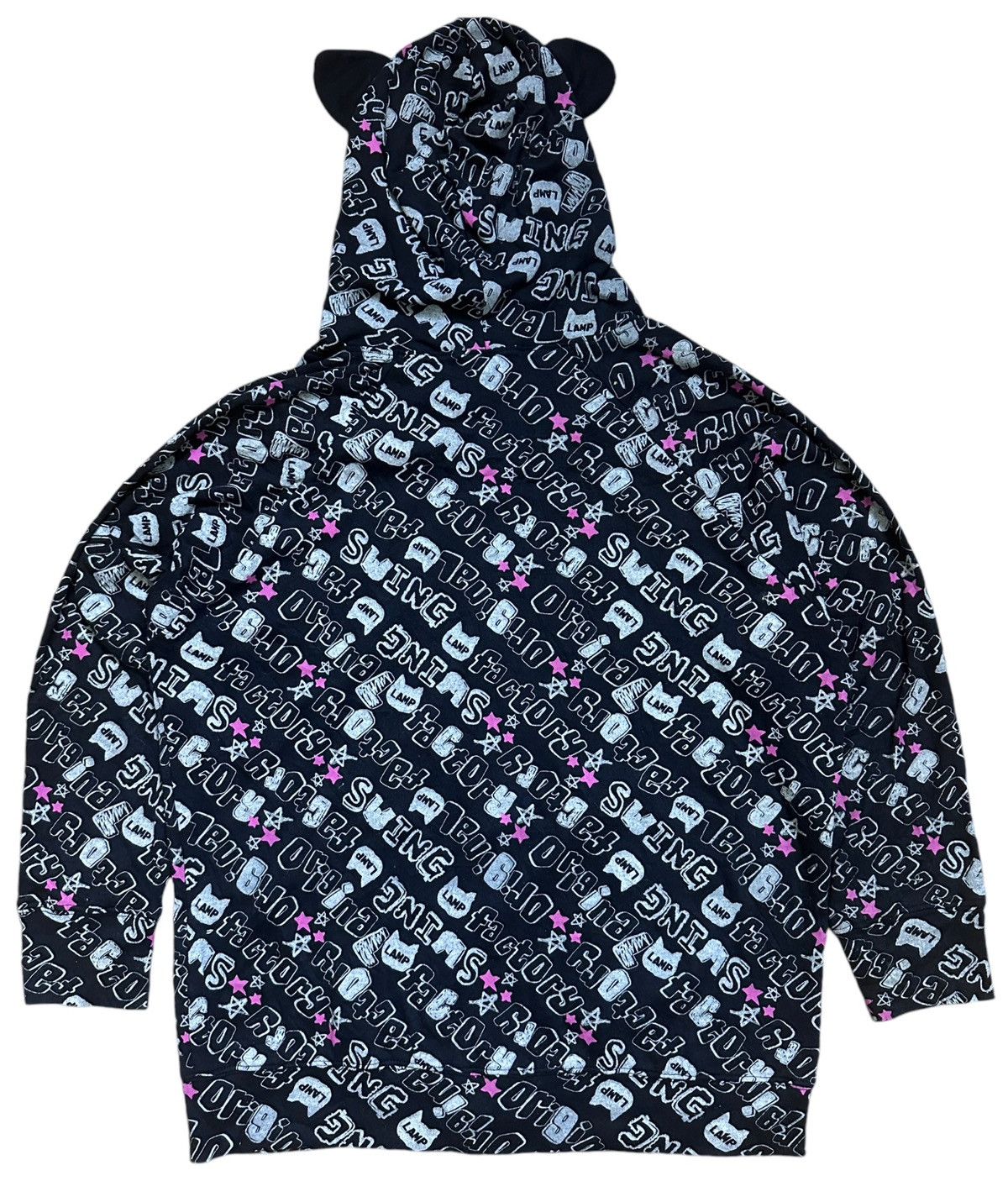 If Six Was Nine Japanese Brand Colza AOP Bear Hoodie Size US M / EU 48-50 / 2 - 2 Thumbnail