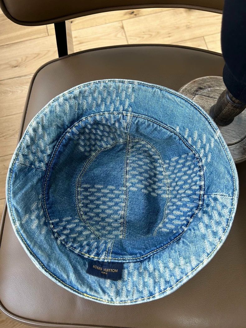 Louis Vuitton Louis Vuitton Washed Old Cowboy Fisherman's Hat Size ONE SIZE - 5 Thumbnail