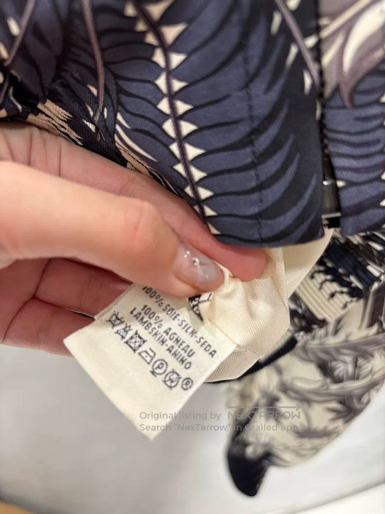Hermes Hermes Printed Silk Baseball Zip-Up Jacket Size XS / US 0-2 / IT 36-38 - 5 Thumbnail