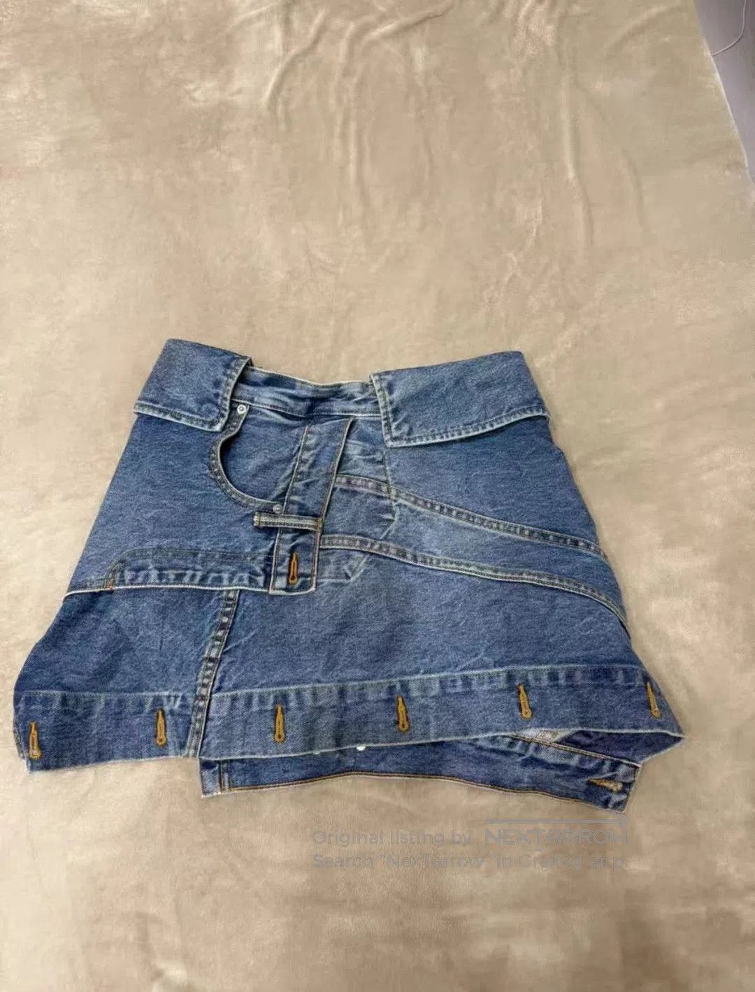 Alexander Wang Alexander Wang Denim Mini Skirt. Size US 27 - 1 Thumbnail