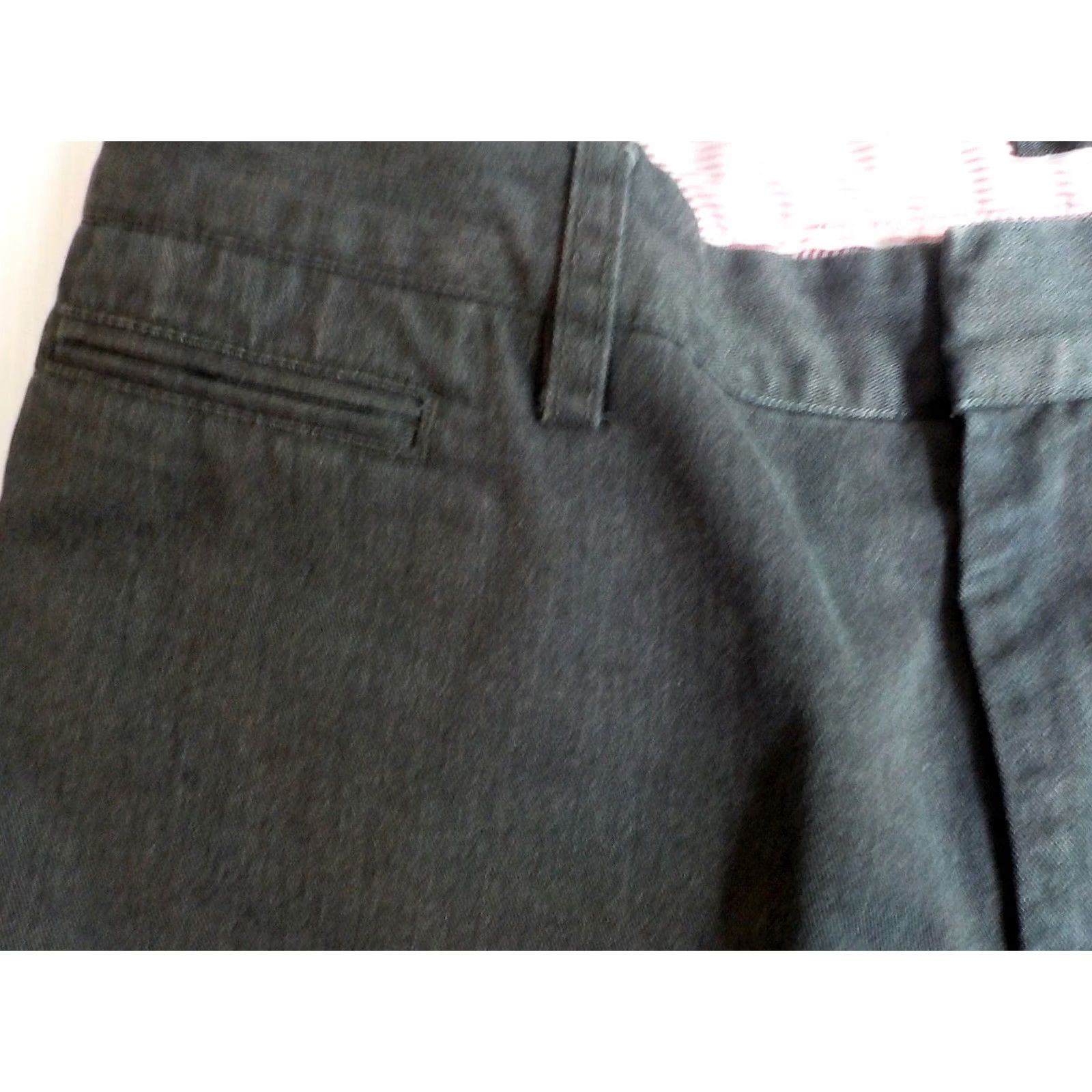 RVCA RVCA Flat Front Chino Style Shorts Gray Cotton/Poly SZ 36 Mens Flat Front 11 Inseam 5 Pockets Great Condition Size US 36 / EU 52 - 3 Thumbnail