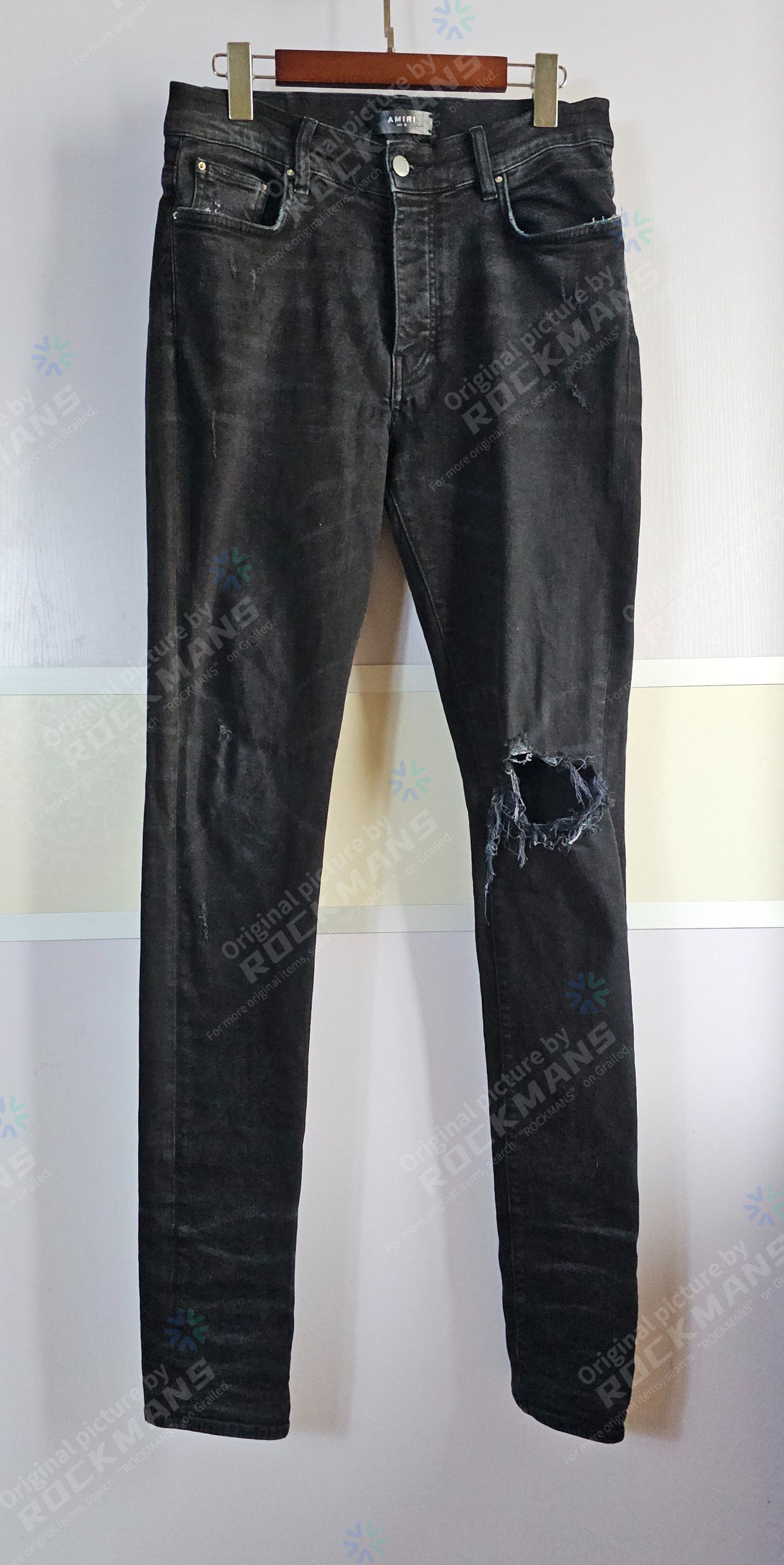 Amiri Amiri Skinny Ripped Jeans Size 31 Size US 31 - 1 Thumbnail