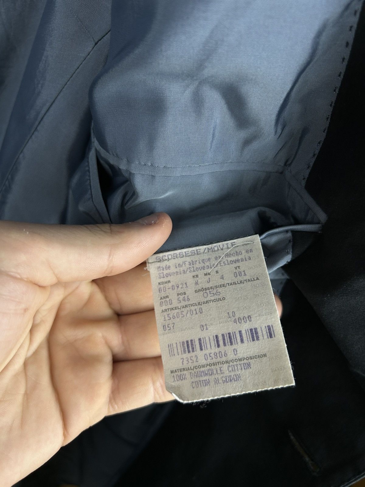 Hugo Boss Mens Vintage Hugo Boss blazer size XL black jacket rare Size 46S - 11 Thumbnail