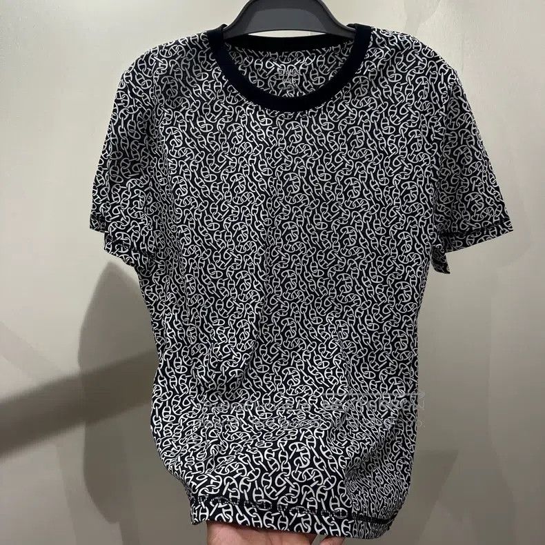 Hermes Hermes 24 Model Full Print Pig Nose Short Sleeve T-Shirt Size M / US 6-8 / IT 42-44 - 6 Thumbnail
