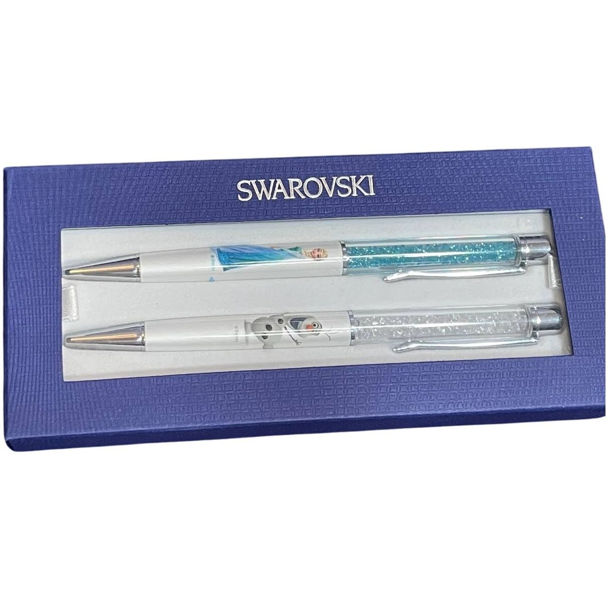 Swarovski Frozen Ana & Olaf Crystal Steel BallPoint Pen set