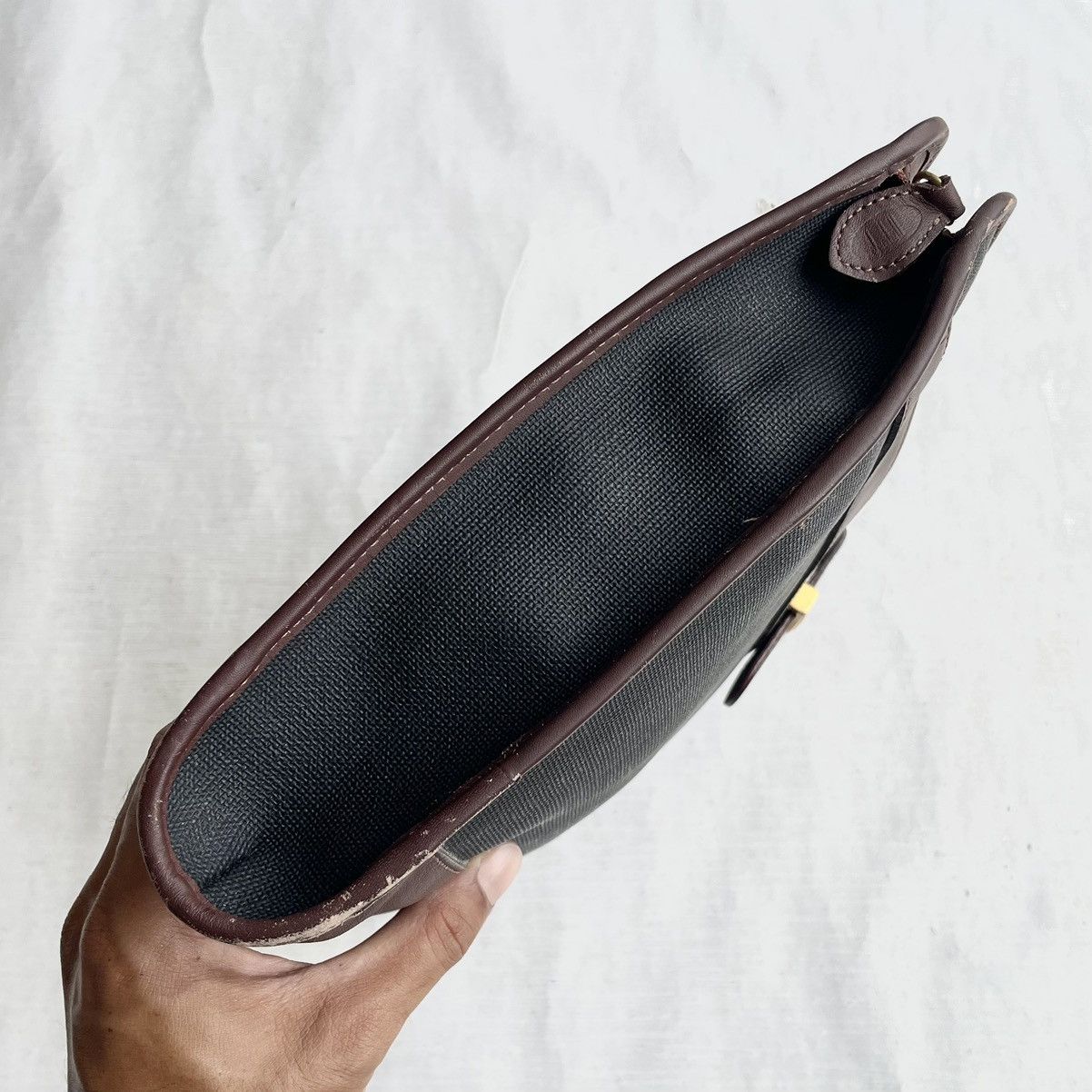 Alfred Dunhill Vintage Dunhill Men Clutch/Document Case A4 Size Size ONE SIZE - 3 Thumbnail