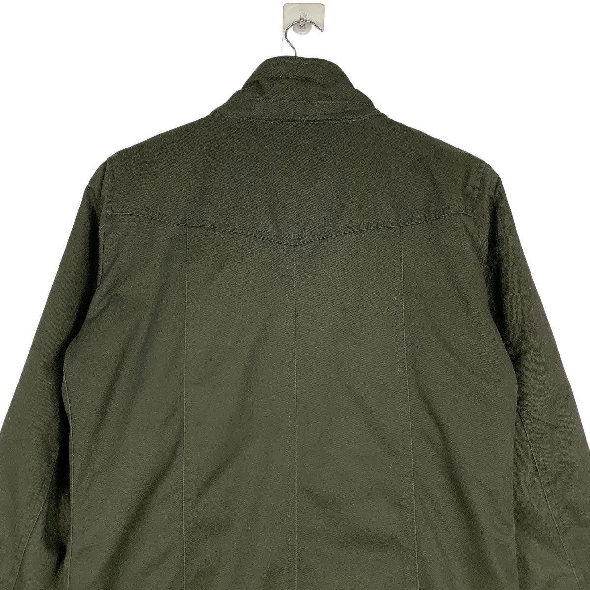 In The Attic IN THE ATTIC Turtleneck Four Pocket Green Jacket #1154-C53 Size US M / EU 48-50 / 2 - 20 Thumbnail