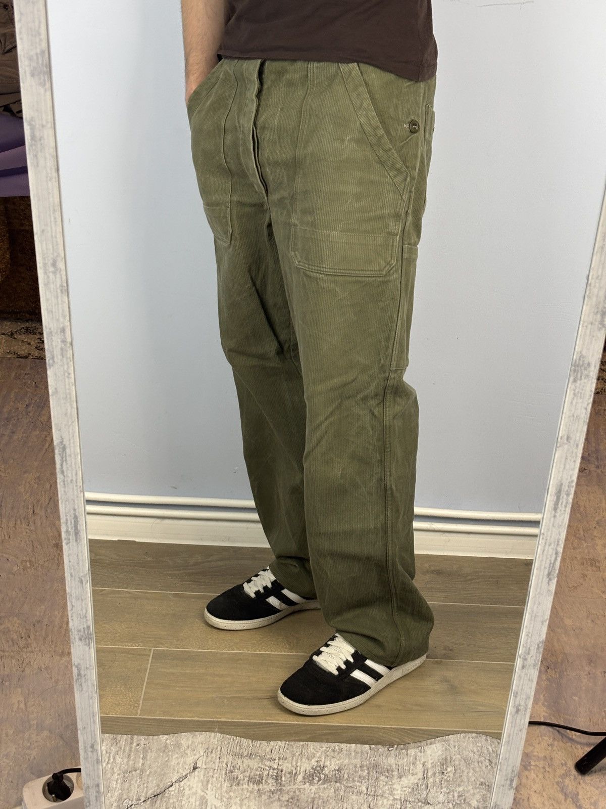 Vintage Vintage military style pants khaki green mens Size US 34 / EU 50 - 8 Thumbnail