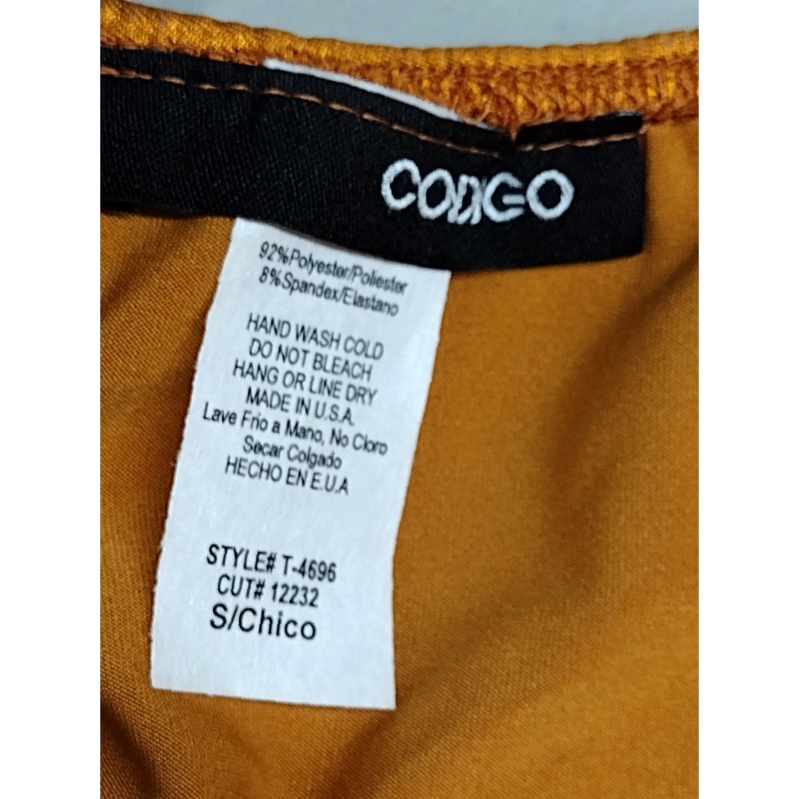 Vintage Codigo Gold Strappy 2 Piece Bathing Suit Bandeau Off Shoulder Ruffles Cheeky S Gold Womens Bikini Set Size S Size S / US 4 / IT 40 - 6 Thumbnail