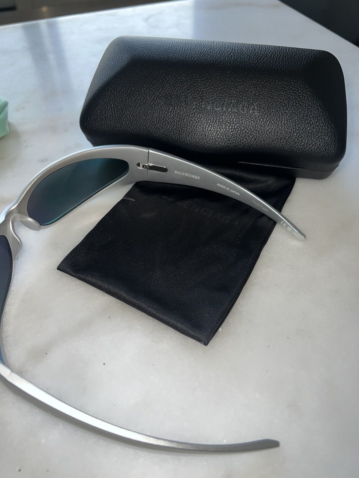 Balenciaga Balenciaga Reverse XPANDER 2.0 Silver/Mirror Sunglasses Size ONE SIZE - 4 Thumbnail
