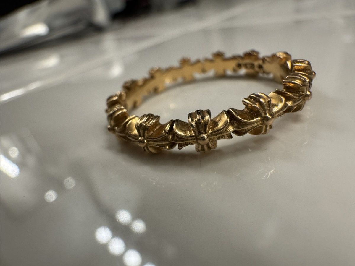 Chrome Hearts Chrome Hearts Tiny E Ring 22K Gold Band Size 9 Size ONE SIZE - 12 Thumbnail