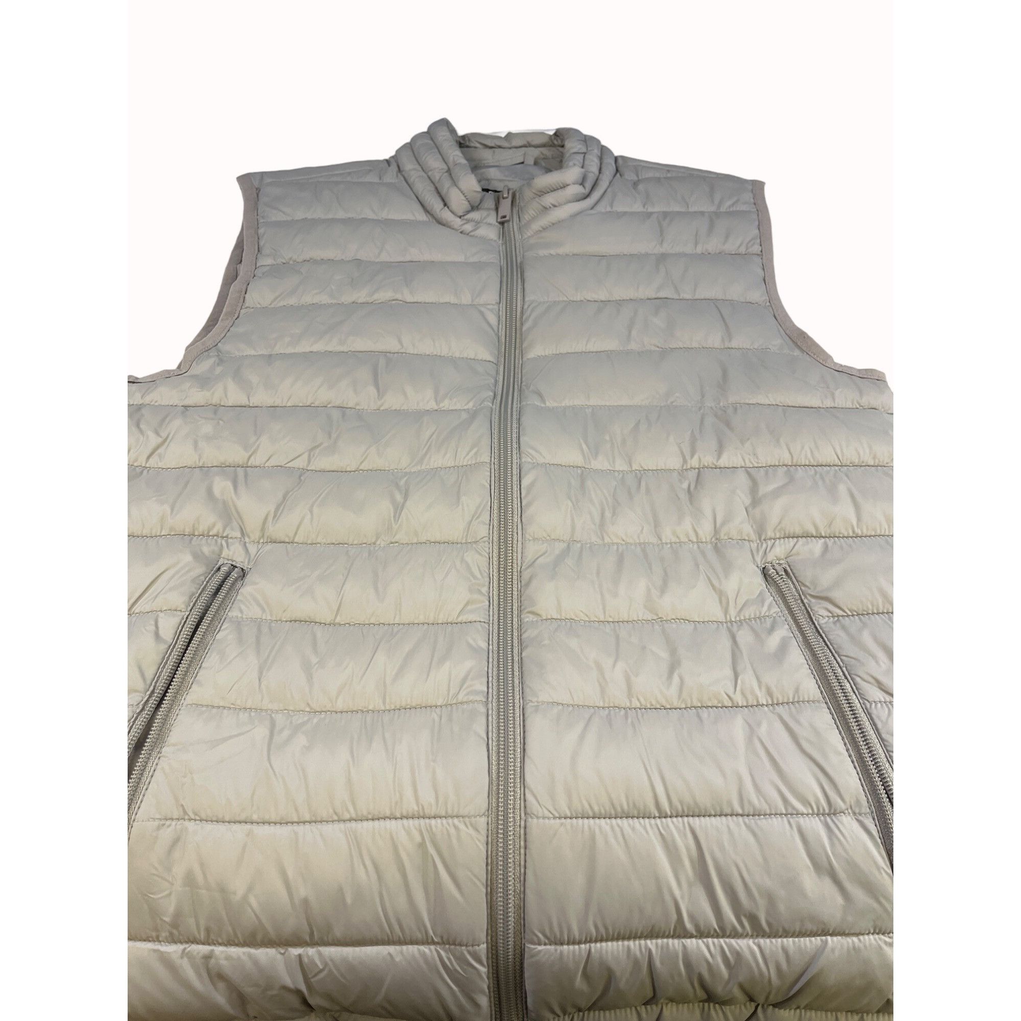 DKNY DKNY Women's Grey Lightweight Puffer Vest Size XS SKU 6302 Size XS / US 0-2 / IT 36-38 - 3 Thumbnail