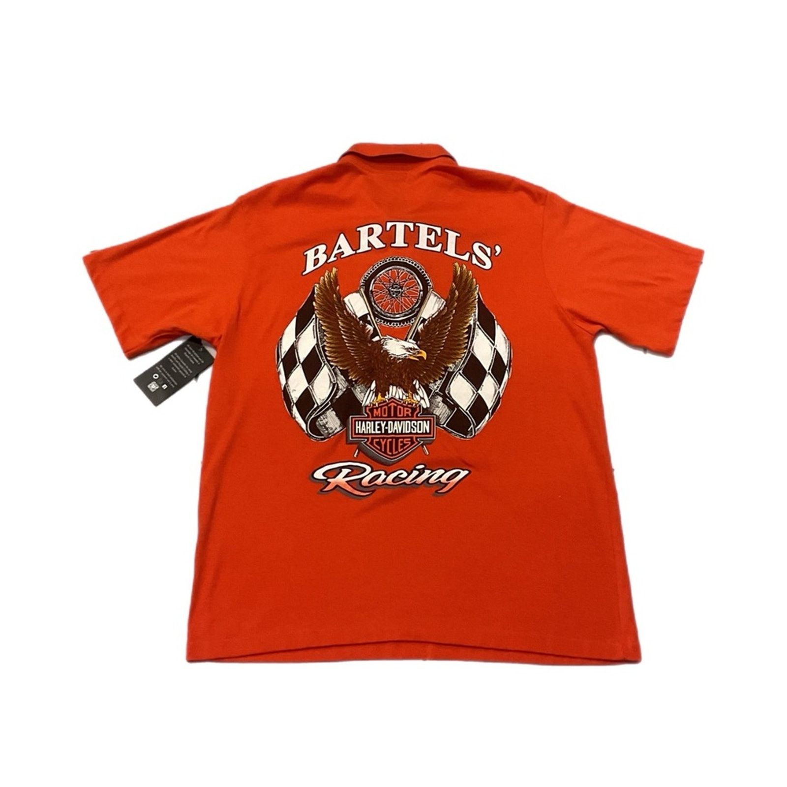 Harley Davidson Vintage Harley-Davidson Bartels Racing Team Polo Shirt Size US L / EU 52-54 / 3 - 2 Thumbnail