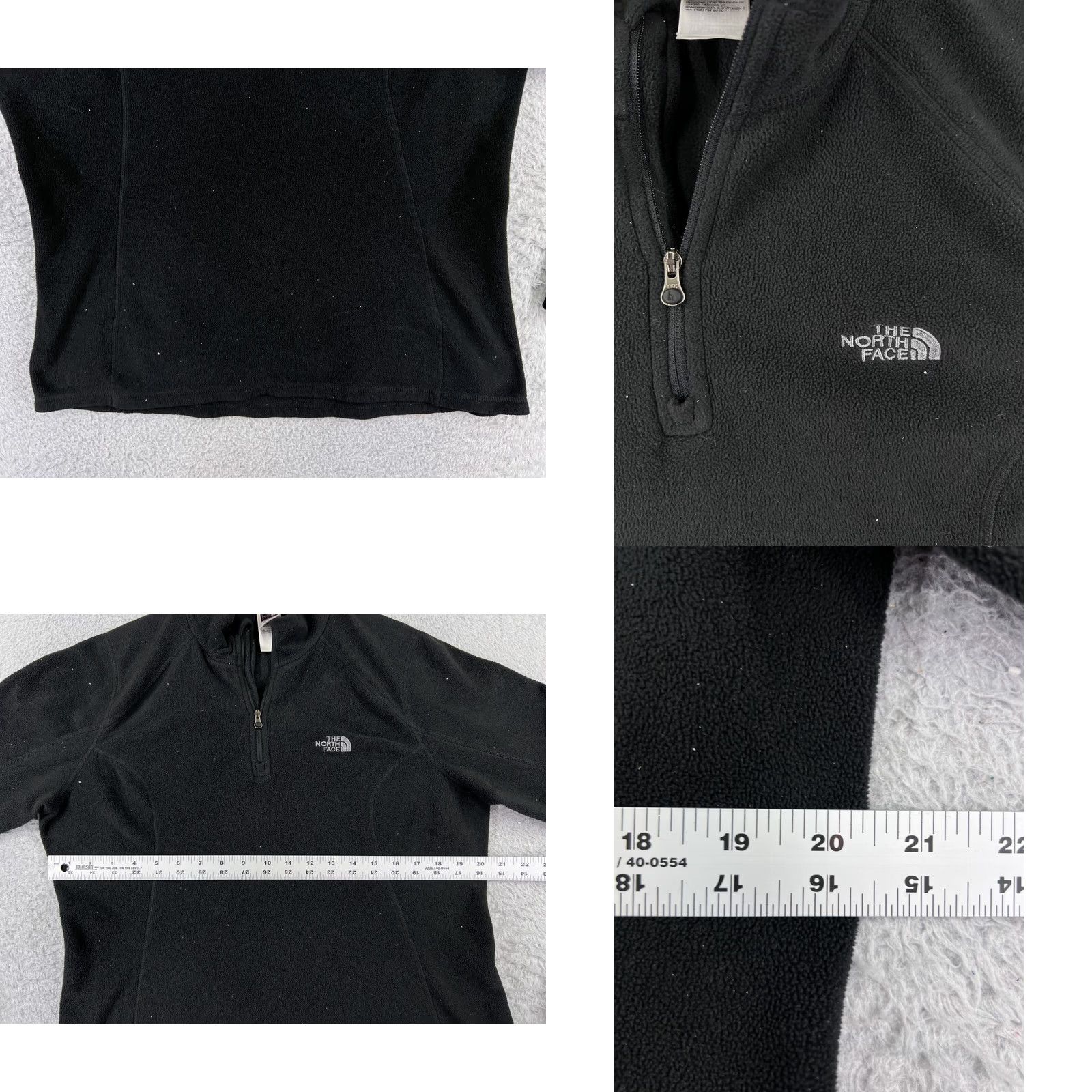 The North Face The North Face Sweater Womens XL Black 100% Polyester Fleece 1/4 Zip Pullover Sweatshirt Size XL / US 12-14 / IT 48-50 - 8 Thumbnail
