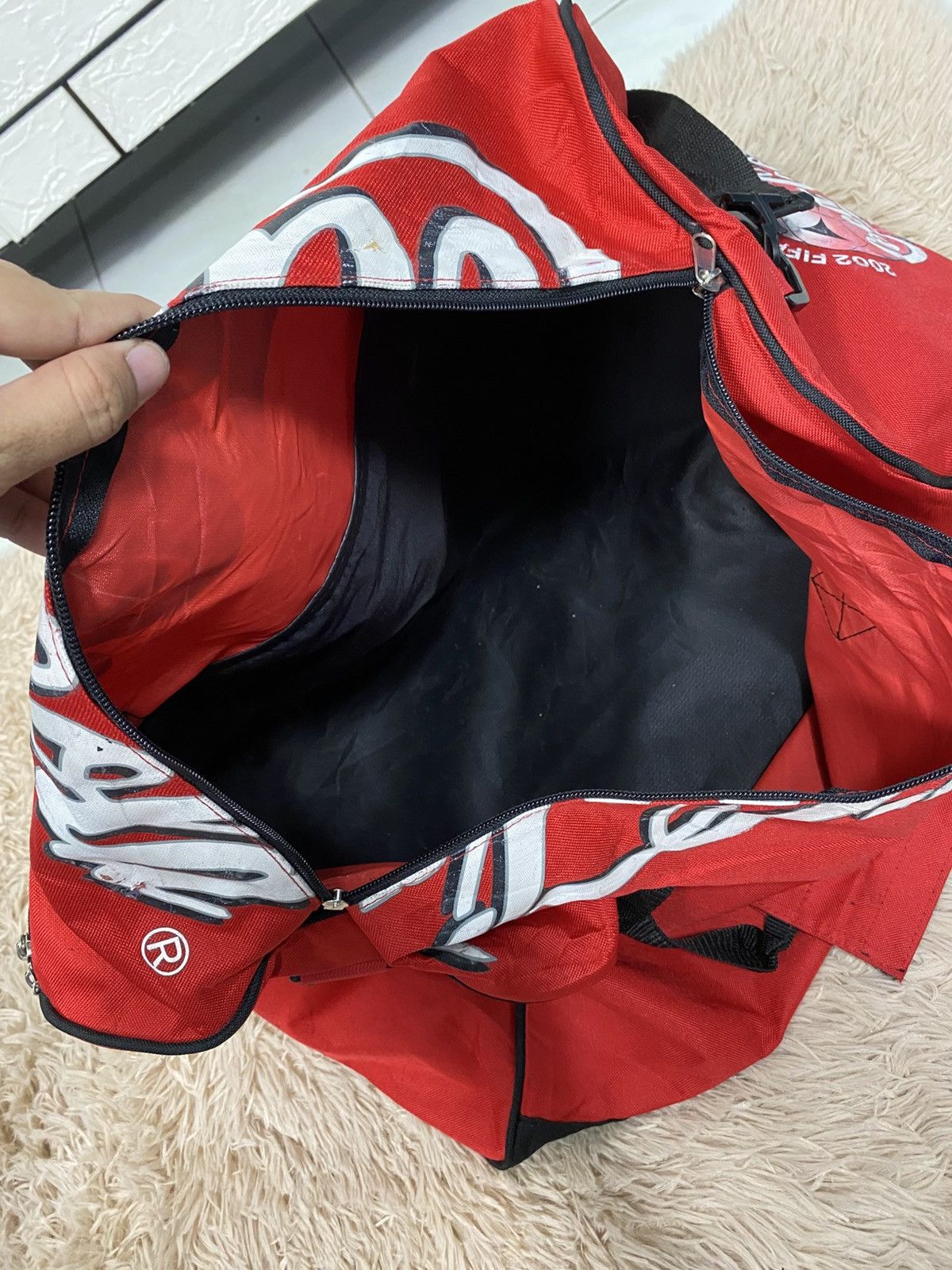 Japanese Brand 📌Vintage Medium Shoulder Bag Travel Coca Cola Big Logo Size ONE SIZE - 11 Thumbnail