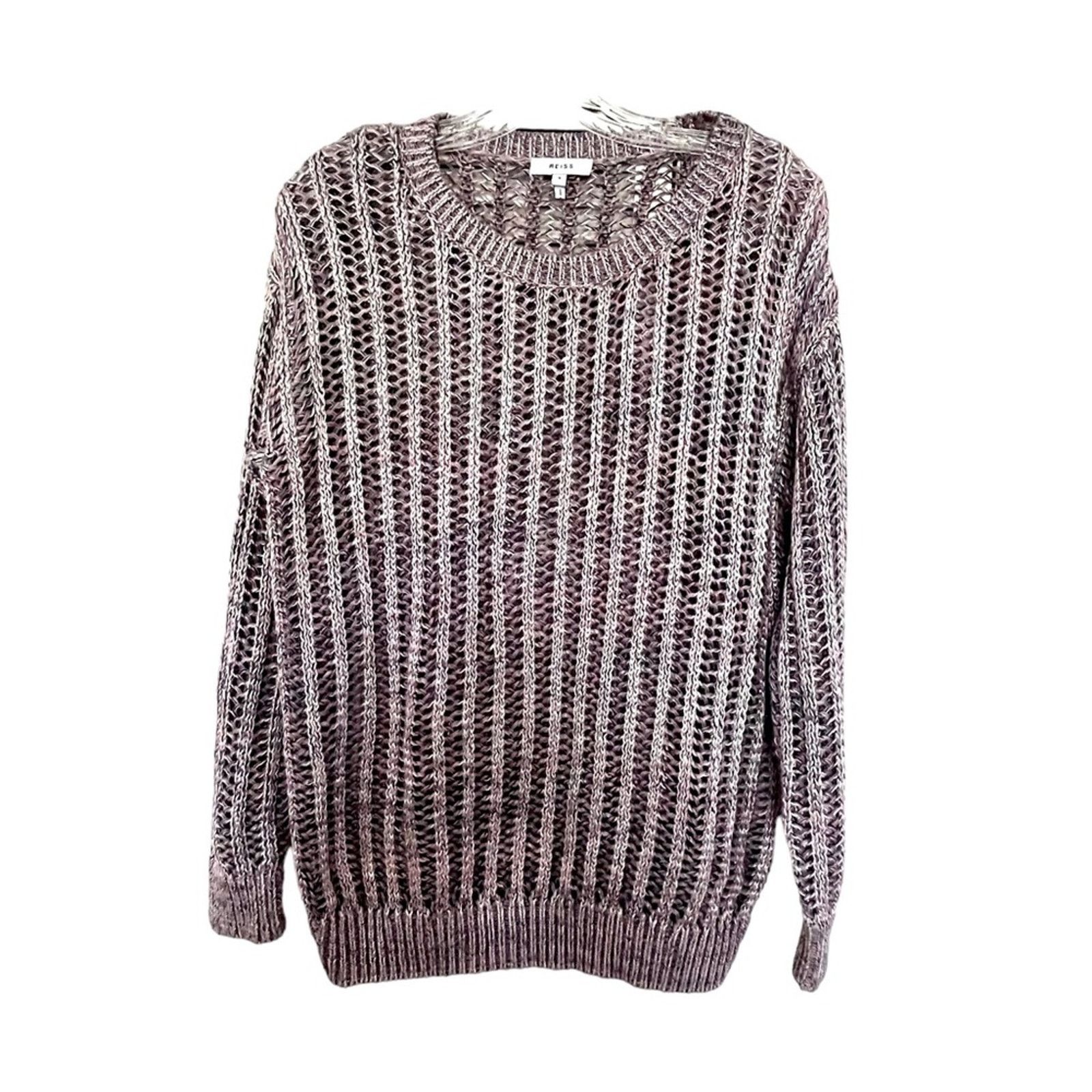Reiss Reiss Poly Space-Dye Open Knit Sweater size Small Size S / US 4 / IT 40 - 4 Thumbnail