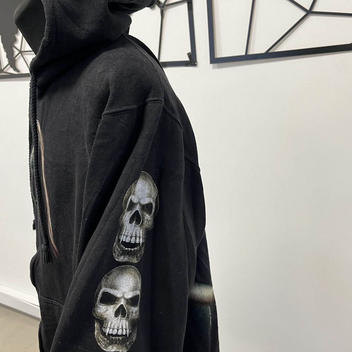 Vintage Rock Eagle black zip hoodie 90s Size US S / EU 44-46 / 1 - 6 Thumbnail