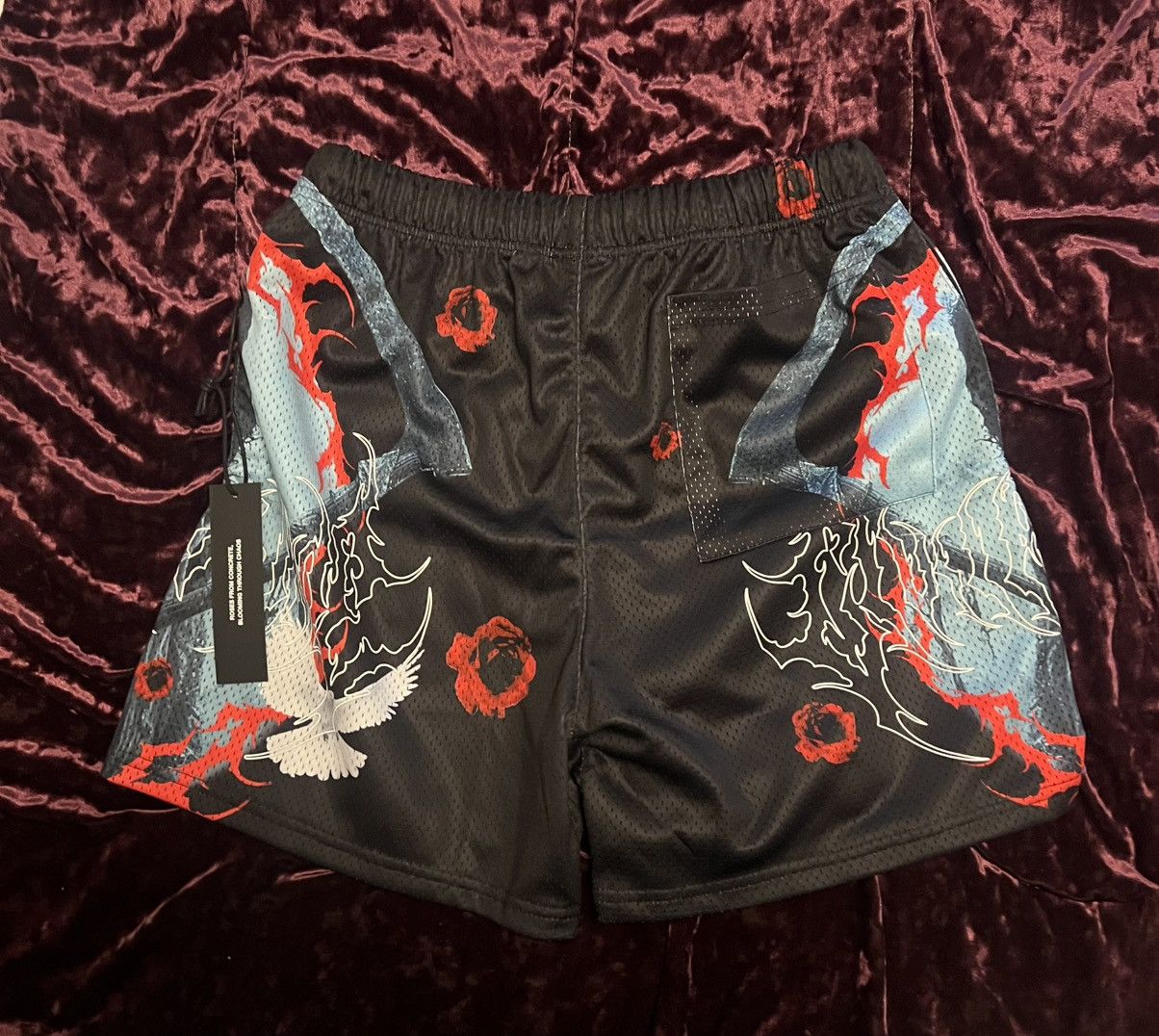 Civil Regime Civil Regime Dove mesh basketball shorts Size US 30 / EU 46 - 4 Thumbnail