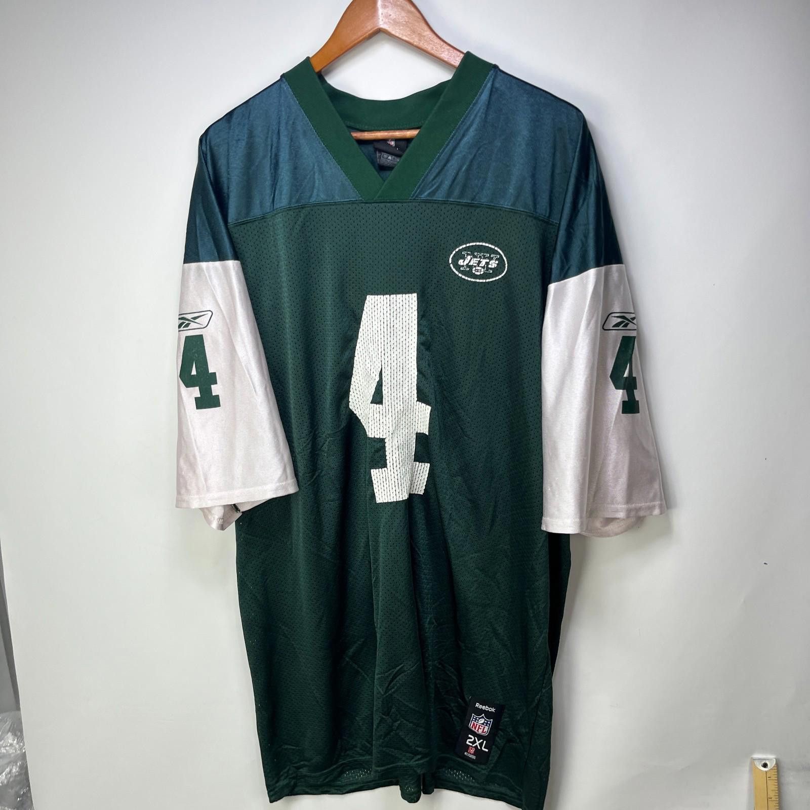 Reebok Vintage New York Jets Brett Favre Number 4 Jersey 2XL Size ONE SIZE - 1 Thumbnail