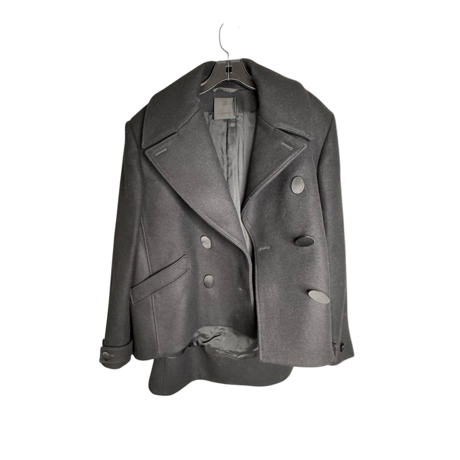 Givenchy Givenchy NWT Asymmetric Double Breasted Wool Coat Size 44 Size XL / US 12-14 / IT 48-50 - 2 Thumbnail