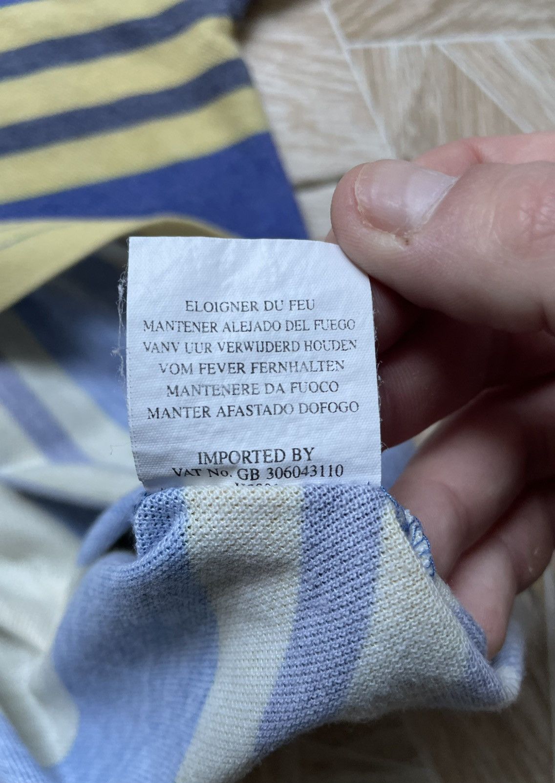 Hugo Boss Retro Vintage Luxury Rare Hugo Boss Logo Italy Striped Polo Size US L / EU 52-54 / 3 - 8 Thumbnail