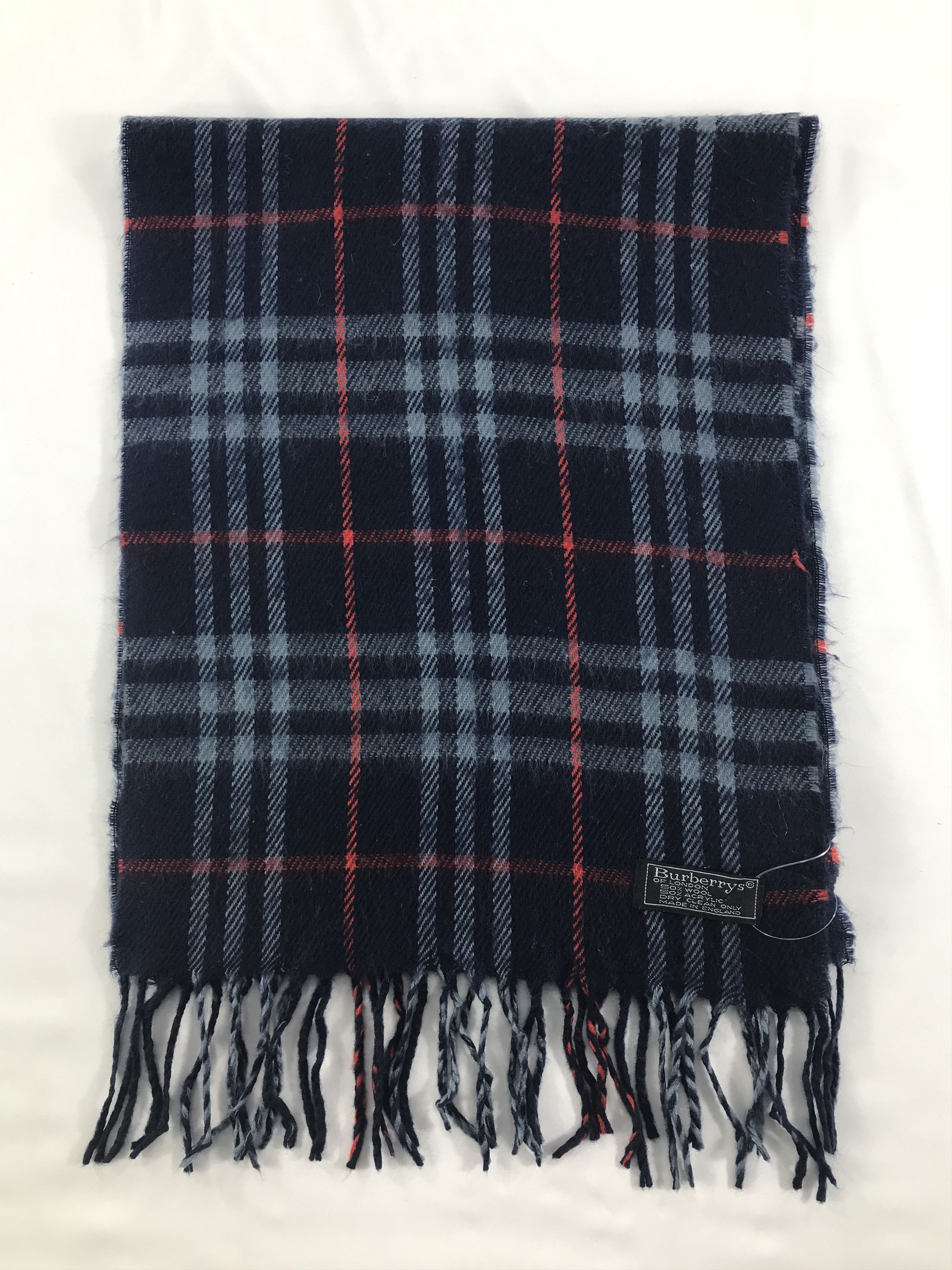 Burberry × Vintage Burberry Scarf / Muffler / Neckwear - WW2665 Size ONE SIZE - 2 Thumbnail