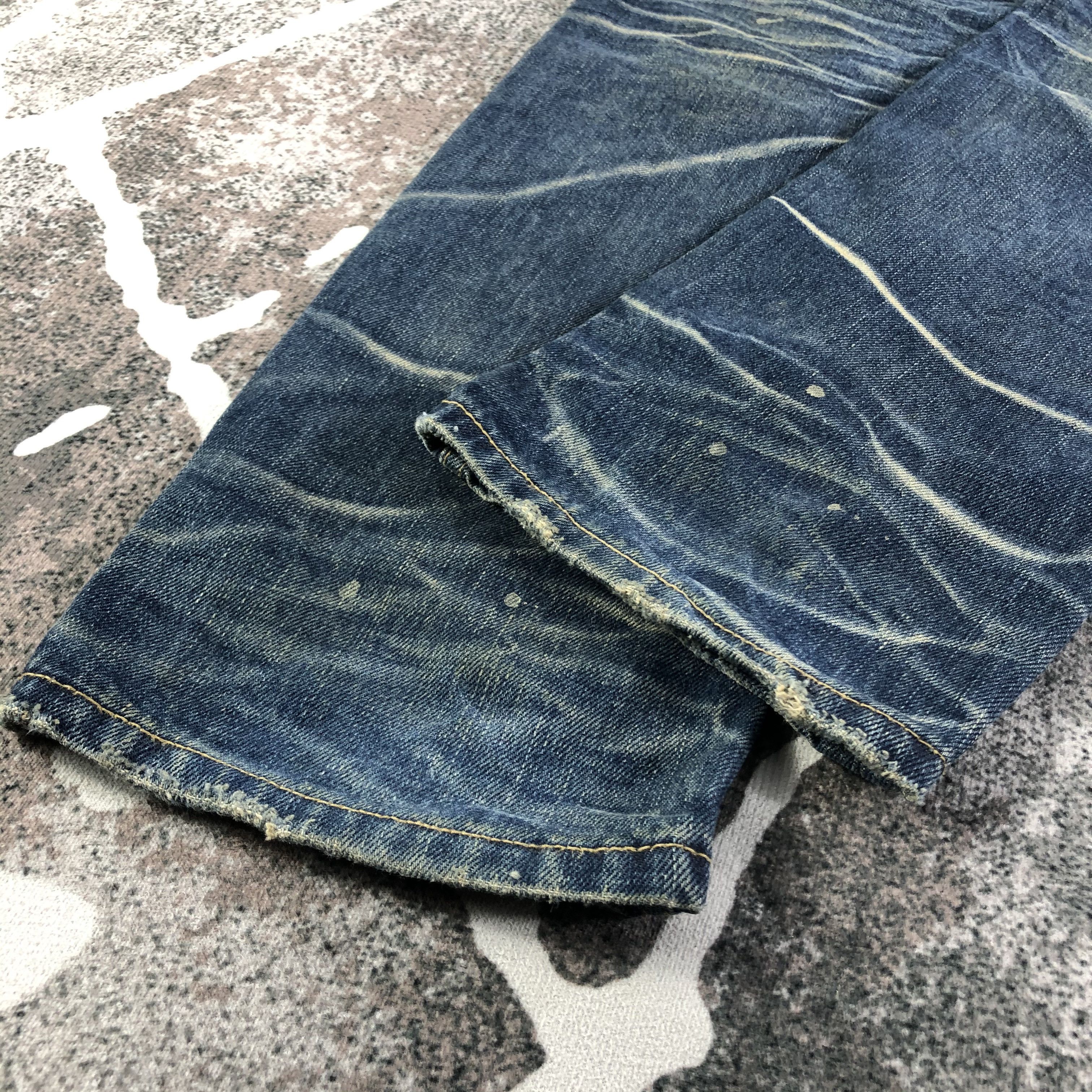 Japanese Brand Rubber Soul Rusty Wash Jeans KJ2161 Size US 32 / EU 48 - 6 Thumbnail