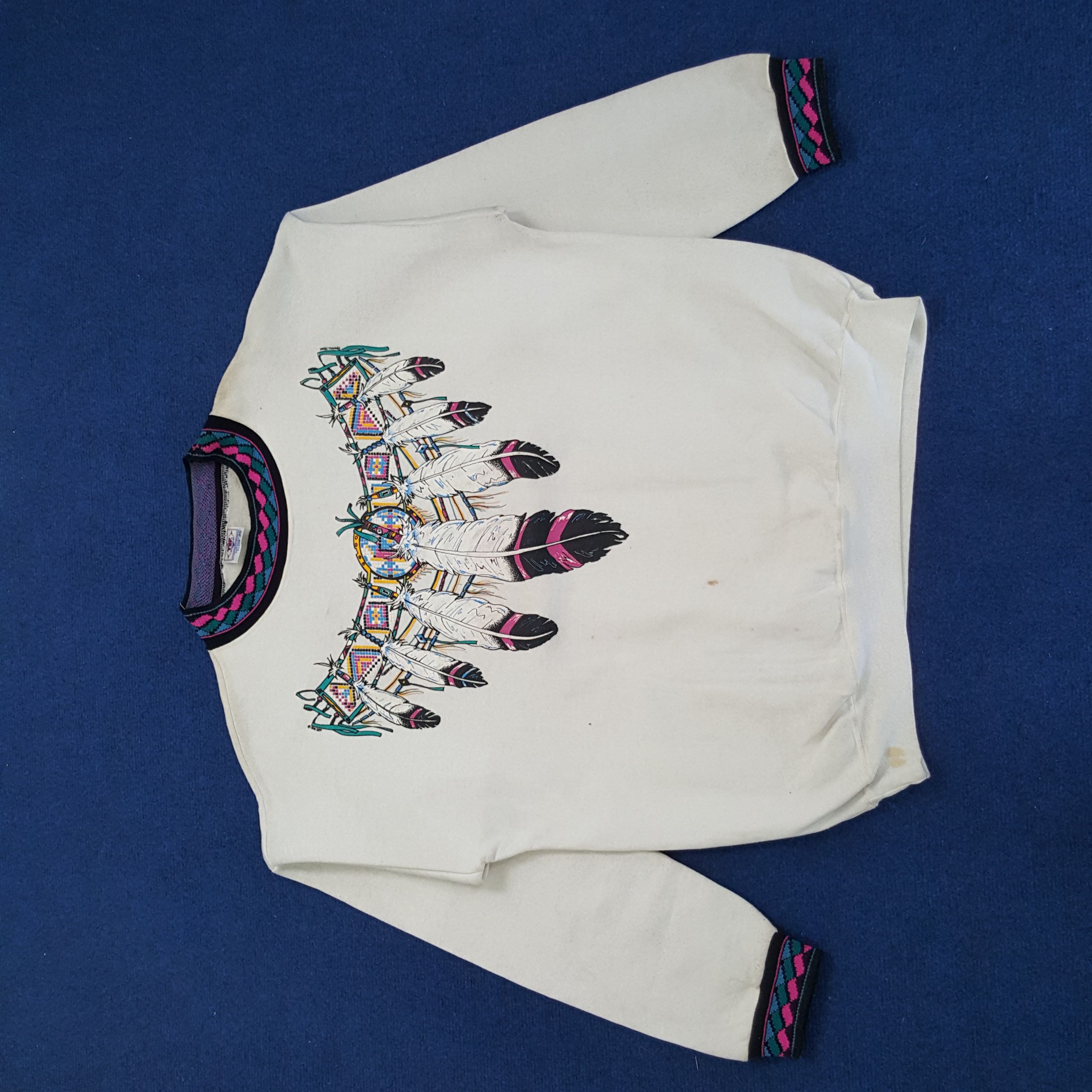 Vintage Vintage Streetwear Art Style Sweatshirts Size US XL / EU 56 / 4 - 1 Thumbnail