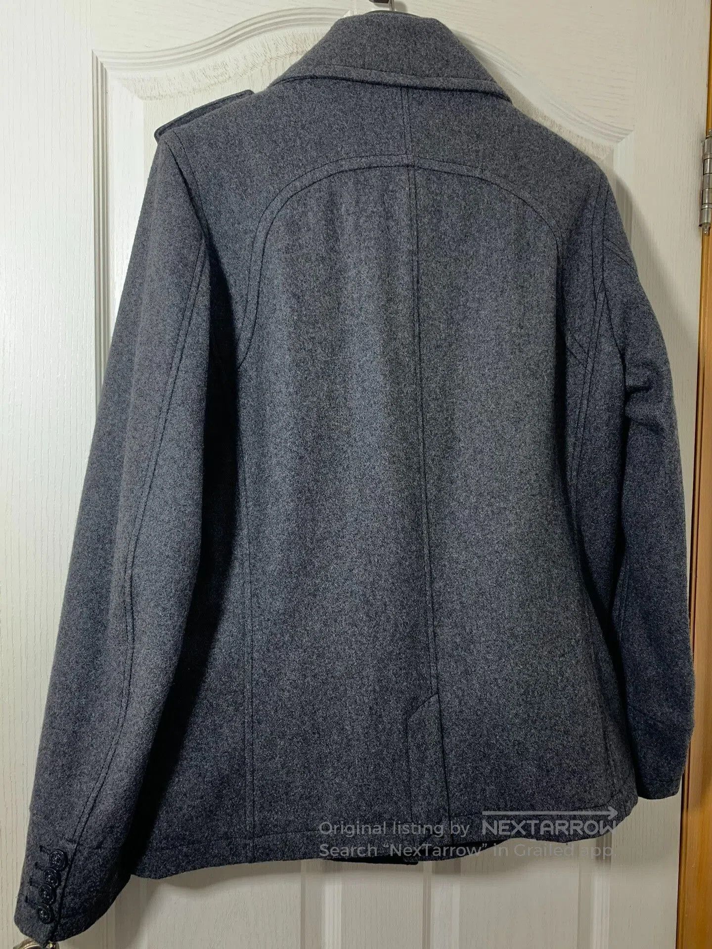 Diesel DIESEL Men's Wool Windbreaker Coat. Size US L / EU 52-54 / 3 - 8 Thumbnail