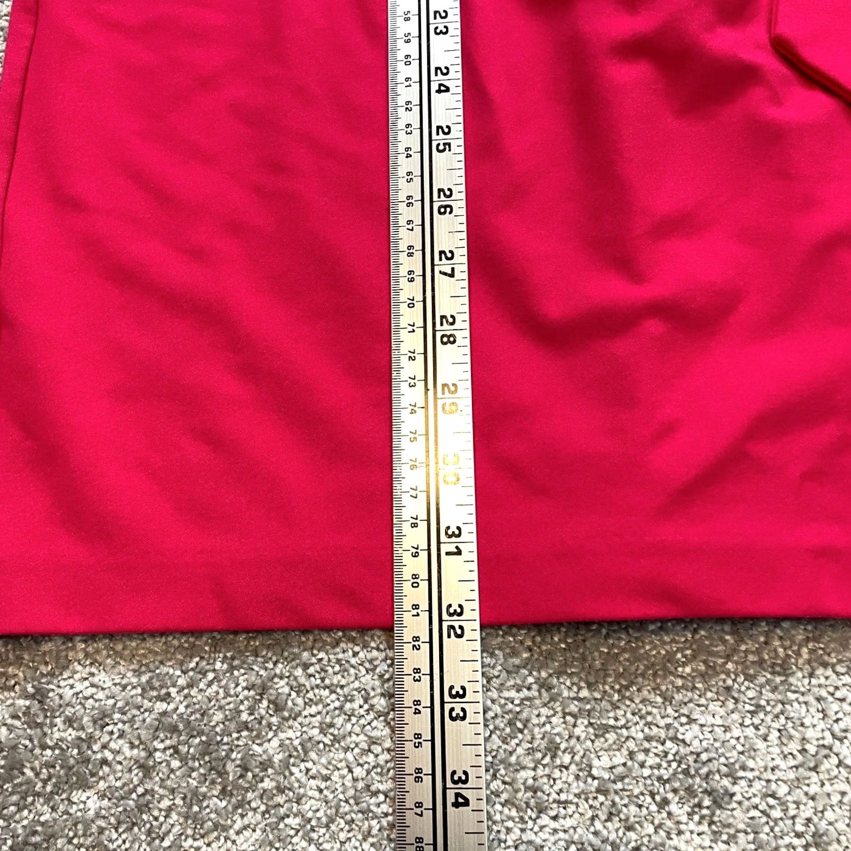 White House Black Market VINTAGE? No. White House Black Market Dress Women's Short Sleeve Pink XS Knit Belted Zipper Knee Length Round Neck Size 26" / US 2 / IT 38 - 3 Thumbnail