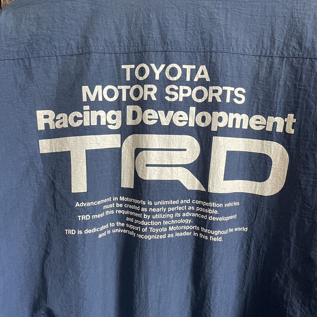 Vintage Vintage Toyota TRD Racing Develoment Jacket Size US L / EU 52-54 / 3 - 4 Thumbnail