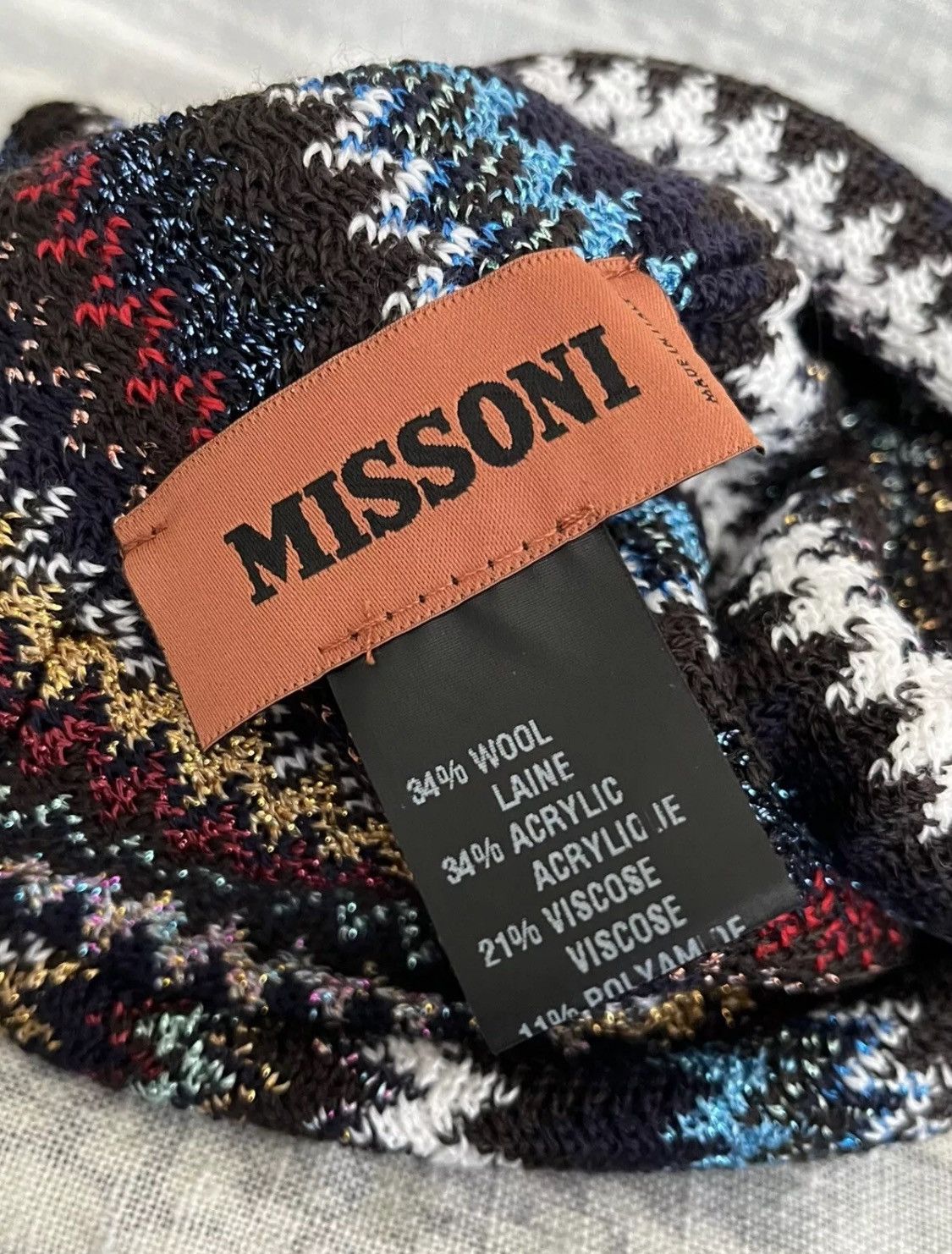 Missoni Missoni Striped Colorful Beanie Cap Size ONE SIZE - 8 Thumbnail