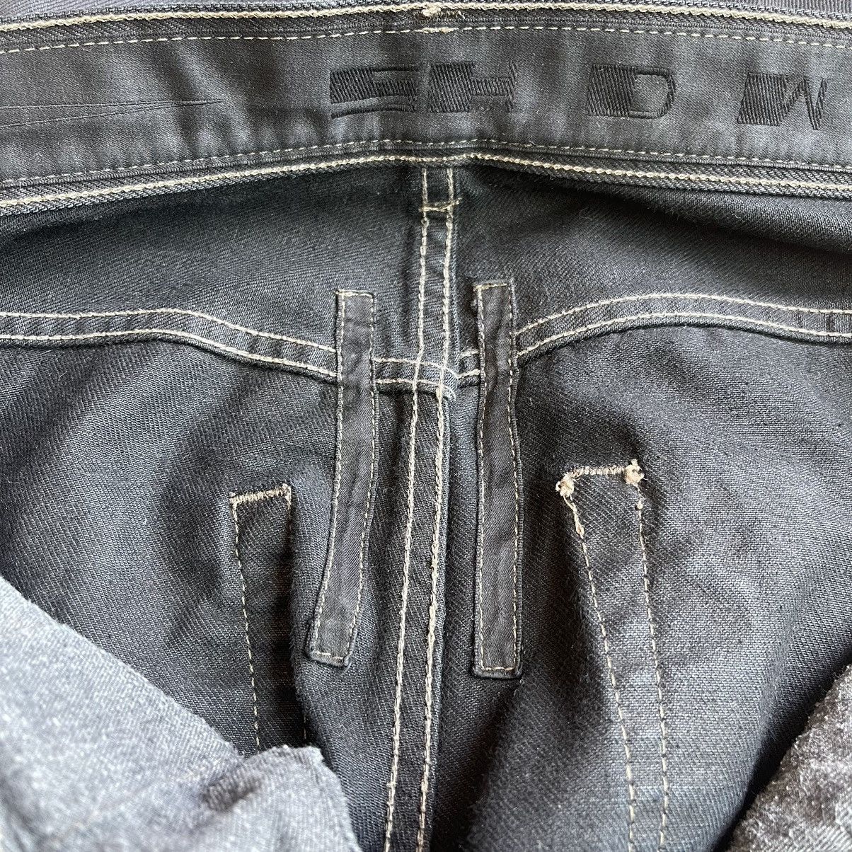 Rick Owens Drkshdw Triple Black Light Wax Denim Jeans Size US 30 / EU 46 - 7 Thumbnail