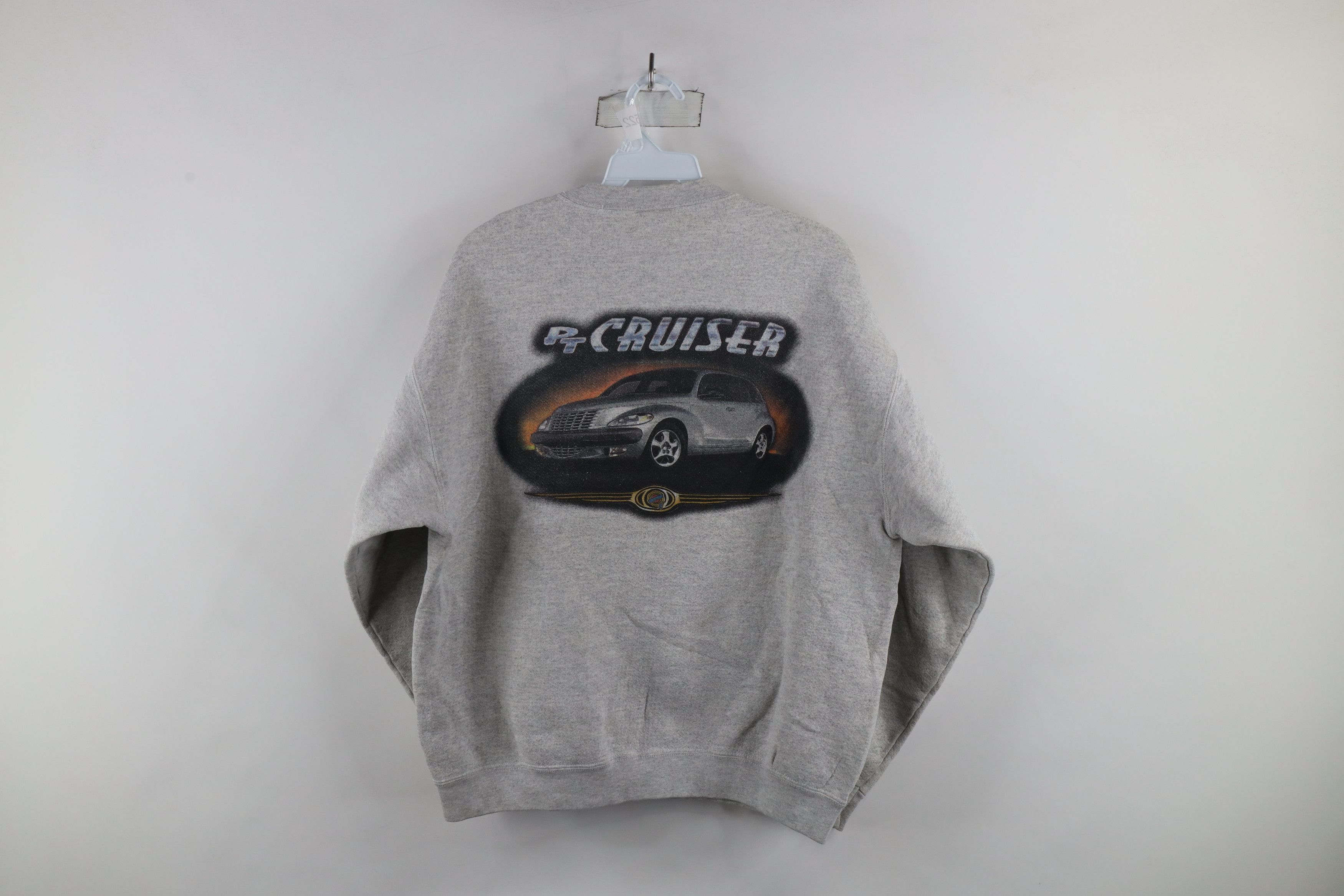 Vintage Vintage Y2K Chrysler Spell Out PT Cruiser Sweatshirt Gray Size US M / EU 48-50 / 2 - 15 Thumbnail