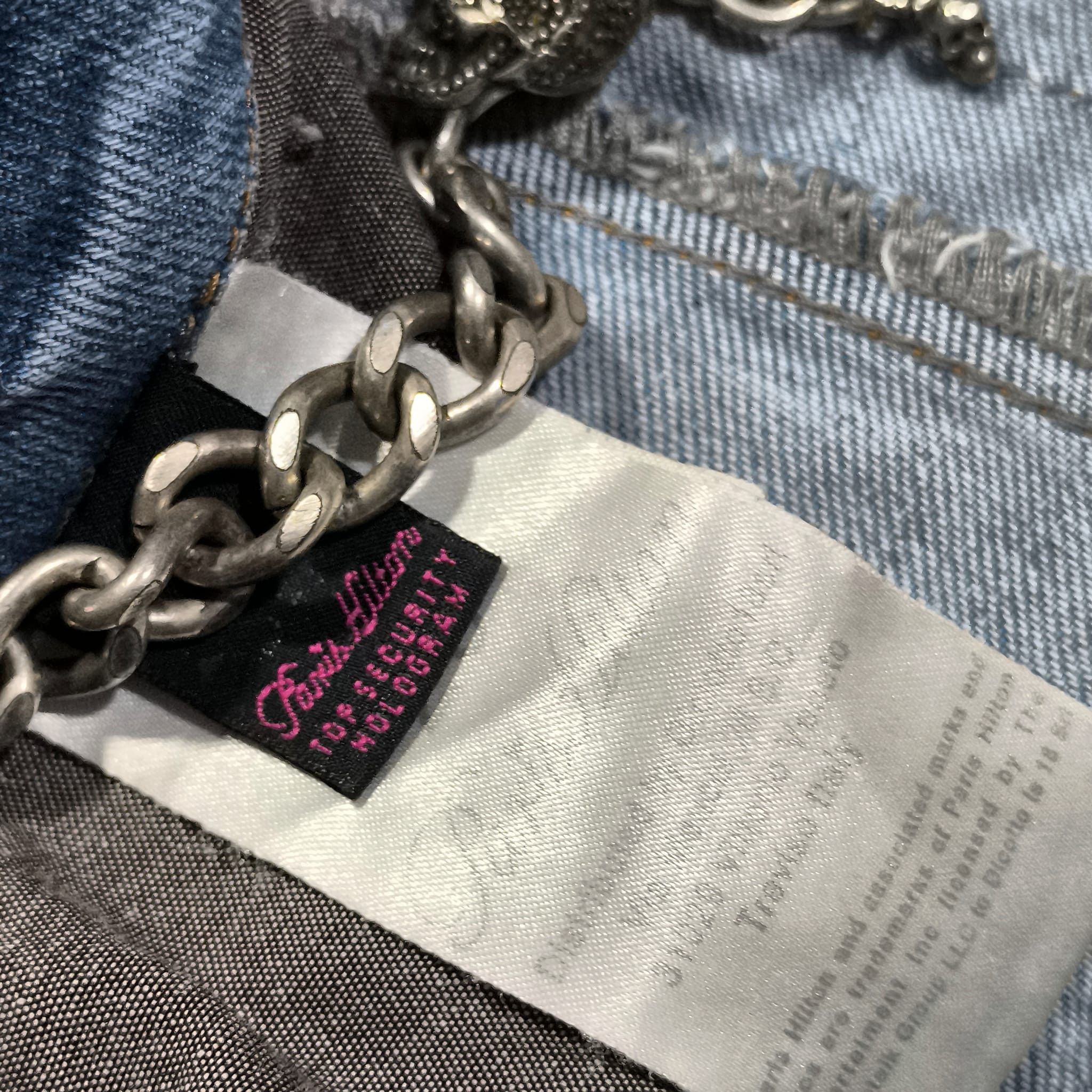Hysteric Glamour Y2k Paris Hilton Denim Mini Micro Shorts Distressed Low Rise Size 32" / US 10 / IT 46 - 3 Thumbnail