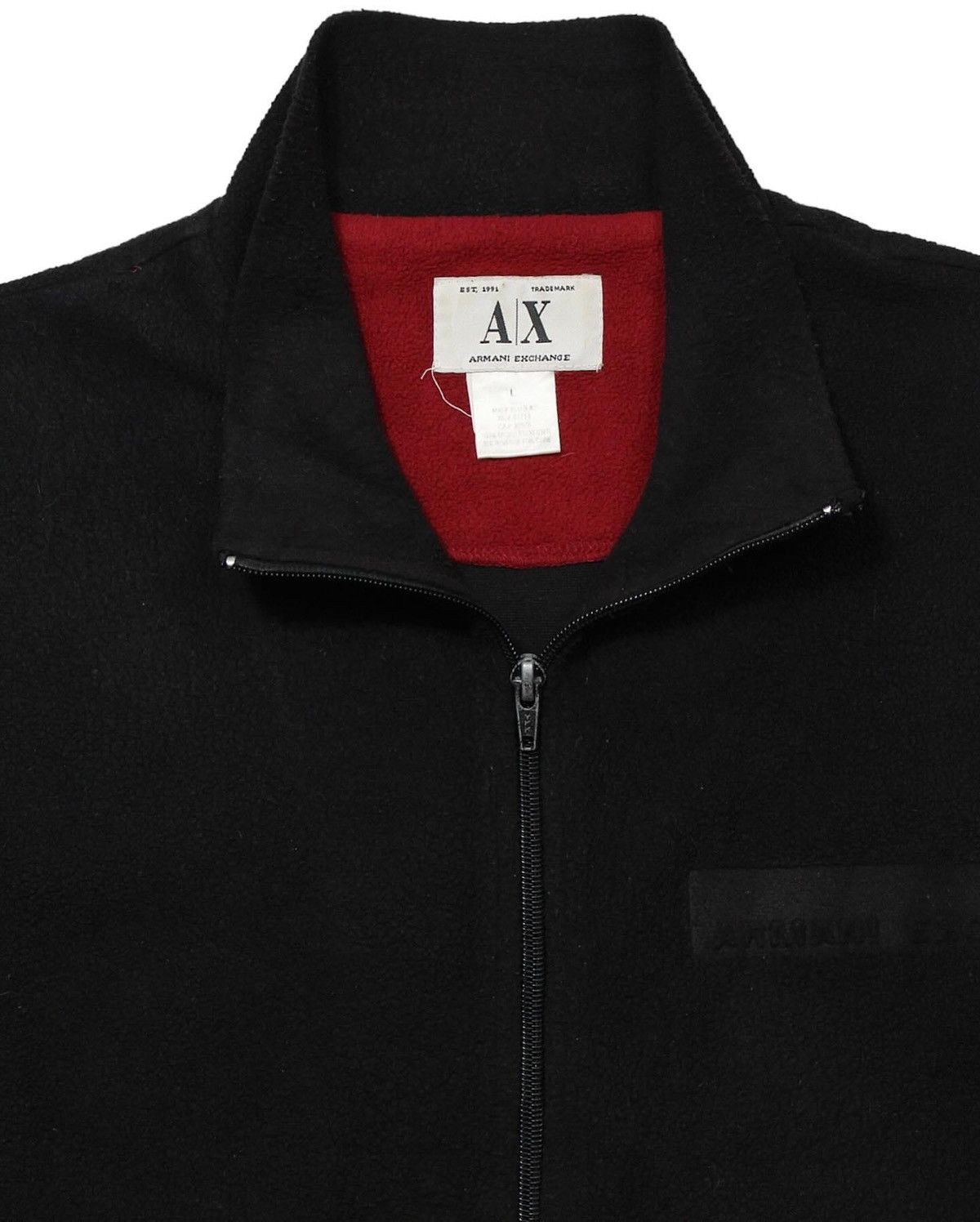 Armani 1990S ARMANI EXCHANGE FLEECE ZIP UP JACKET Size US L / EU 52-54 / 3 - 2 Thumbnail