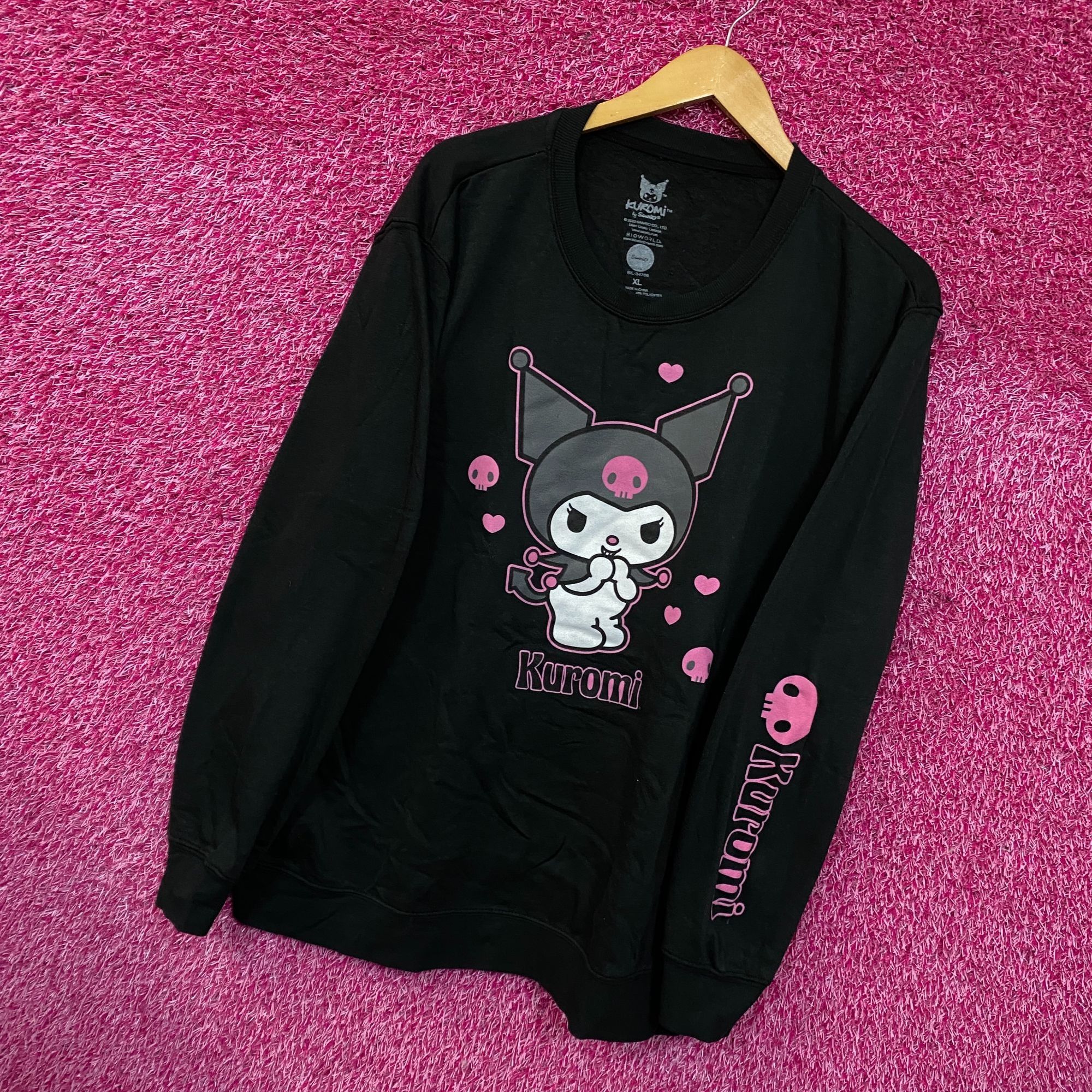 Other Kuromi I <3 Mischief Crewneck sweater size extra large Size XL / US 12-14 / IT 48-50 - 3 Thumbnail