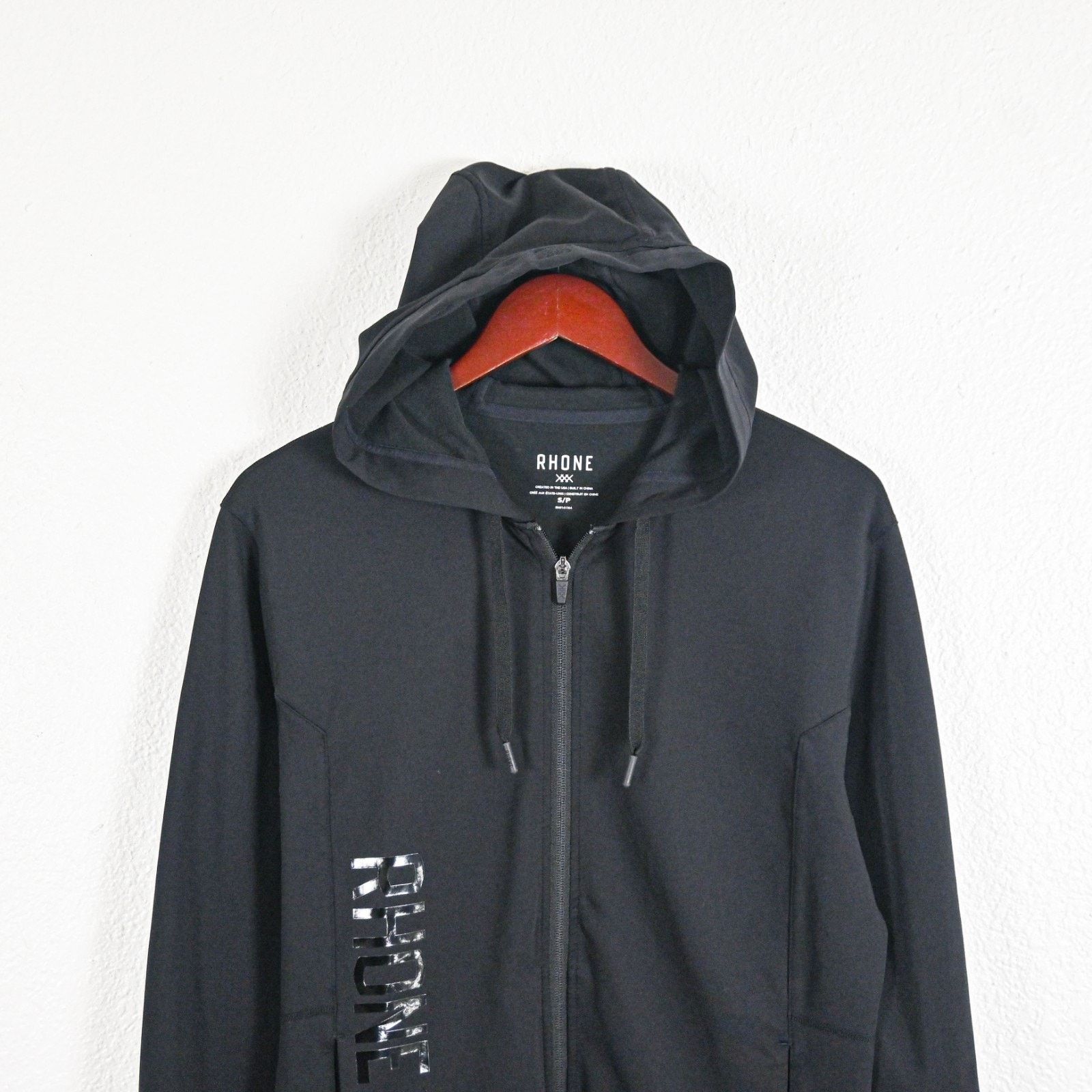 Rhone RHONE size Small Full Zip Hoodie in Black Size US S / EU 44-46 / 1 - 3 Thumbnail
