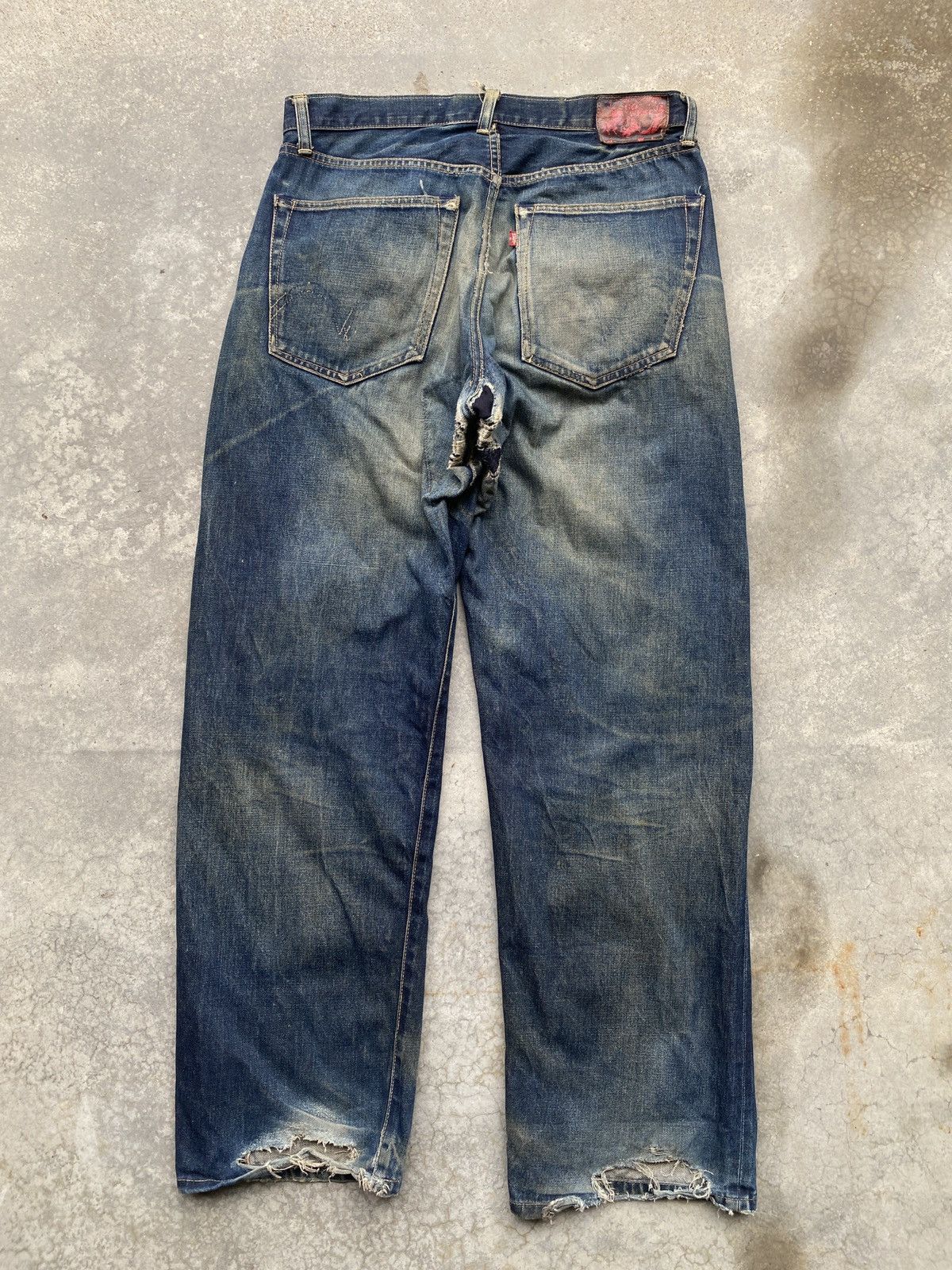 PPFM × Vintage Vintage yellow division selvedge denim Size US 33 - 3 Thumbnail