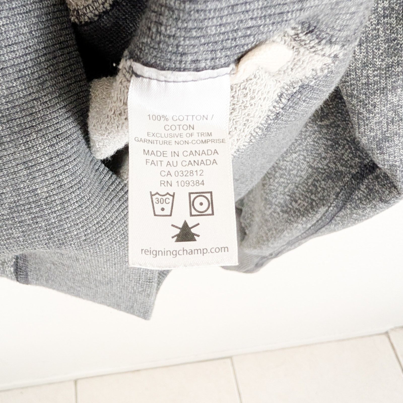 Reigning Champ Reigning Champ Small Midweight Terry Hoodie Heather Gray Size US S / EU 44-46 / 1 - 7 Thumbnail