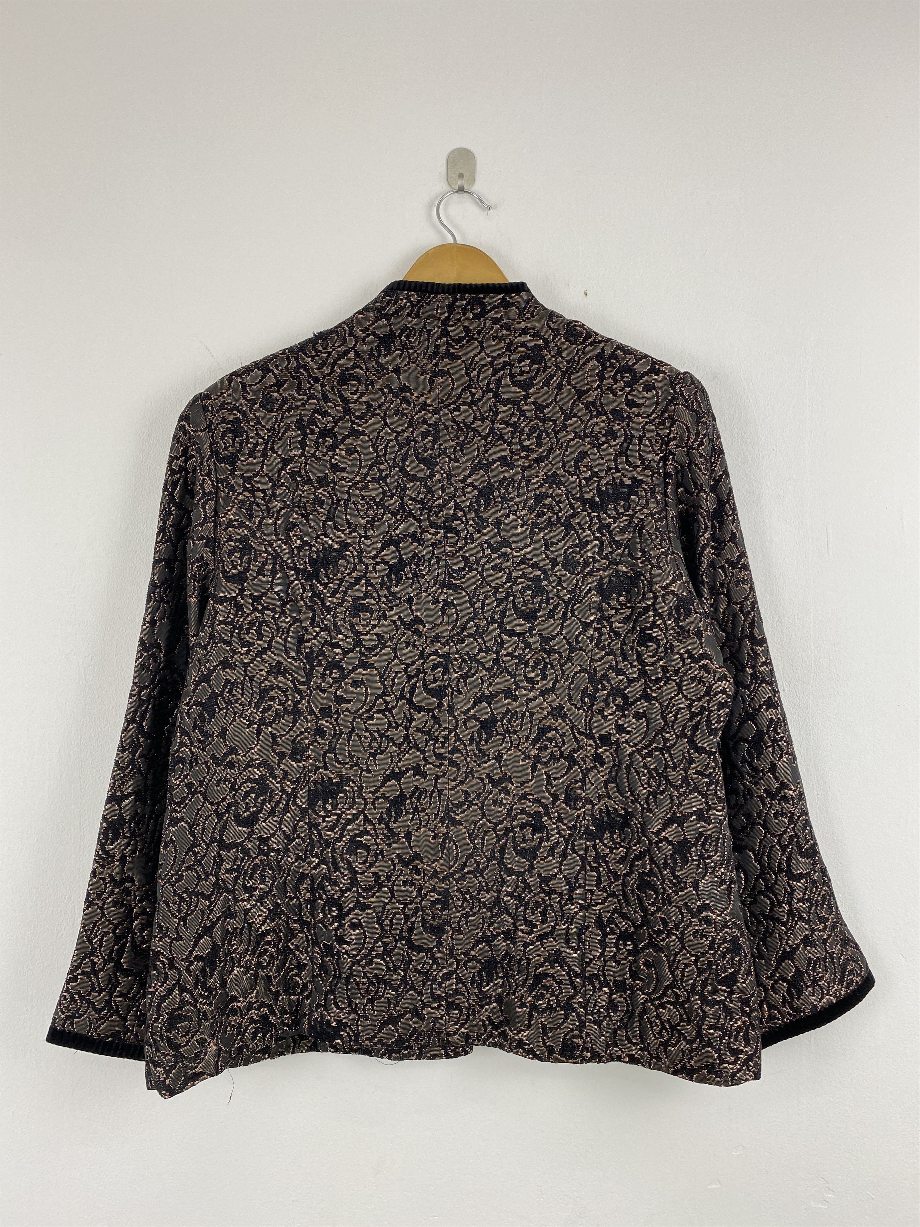 Japanese Brand Vintage Bonie Elen Floral Pattern Chinese Jacket JA0111 Size L / US 10 / IT 46 - 3 Thumbnail