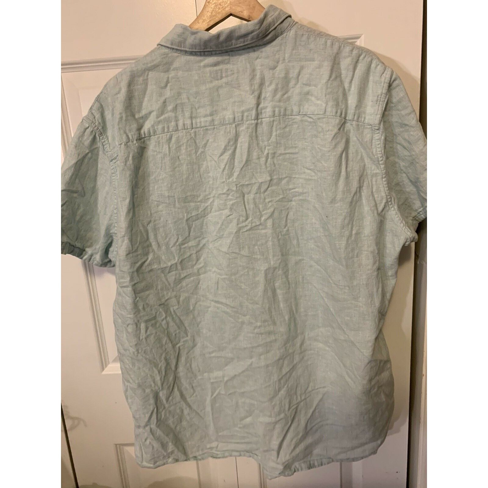 Marc Anthony Marc Anthony Men’s Sz XXL Button Shirt Green Linen Blend Bu Size US XXL / EU 58 / 5 - 8 Thumbnail