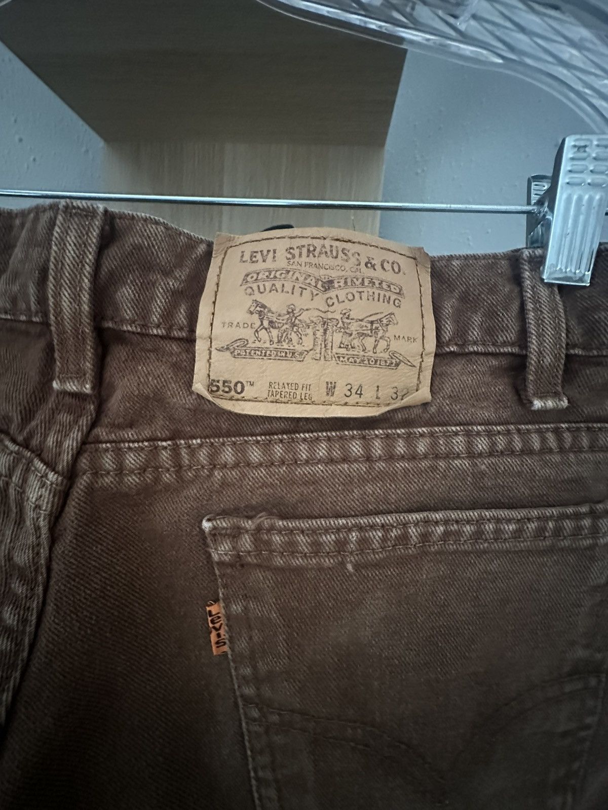 Levi's × Levi's Vintage Clothing × Vintage ‘95 Vintage 550 Levi’s Size US 34 / EU 50 - 3 Thumbnail
