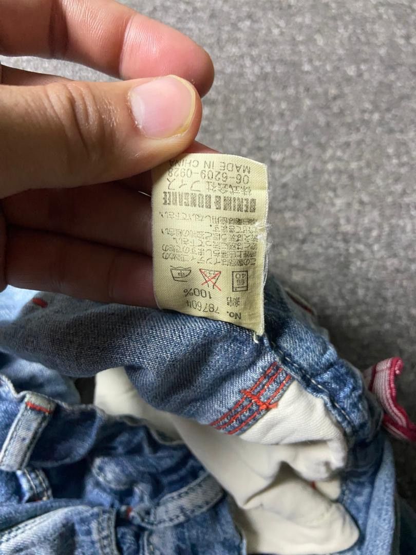 Japanese Brand DNM Riders Sanforized Distressed Ripped Jeans (155) Size US 27 - 7 Thumbnail
