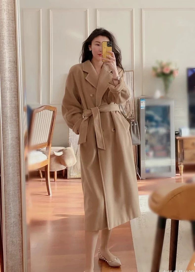 Max Mara Max Mara Vintage women's cashmere wool camel double-breast Size M / US 6-8 / IT 42-44 - 1 Thumbnail