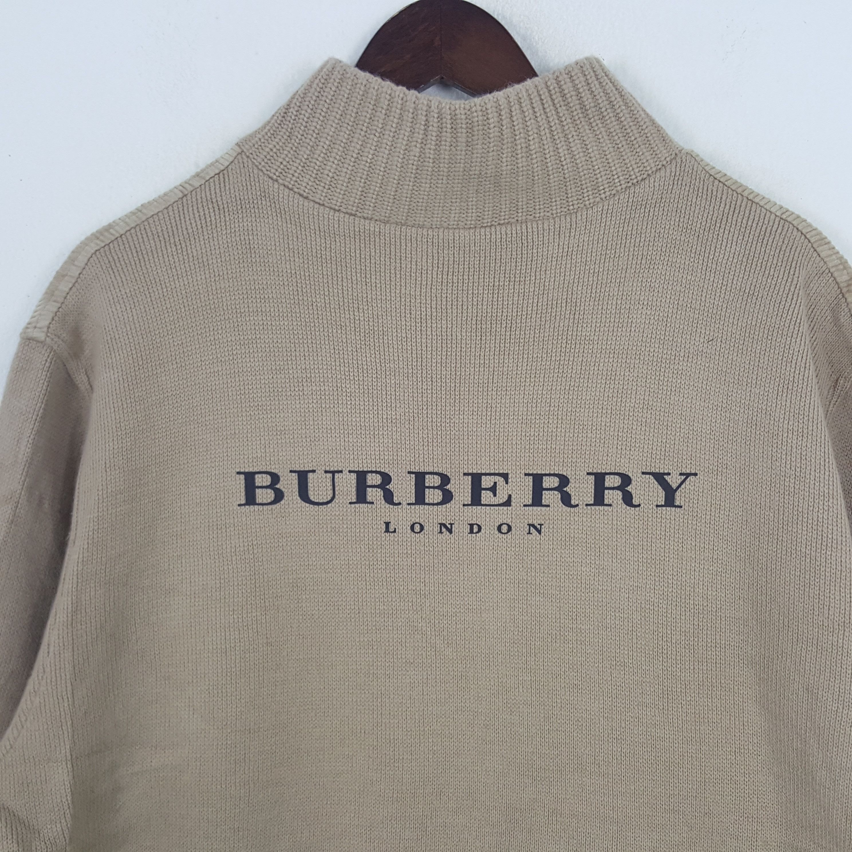 Burberry × Vintage Vintage Burberry London Custon Art Logo Wool Corduroy Jacket Size US XL / EU 56 / 4 - 2 Thumbnail